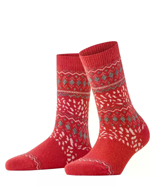 falke-cosy-wool-special-edition-socken-scarlet-39-42-merinowolle image 1
