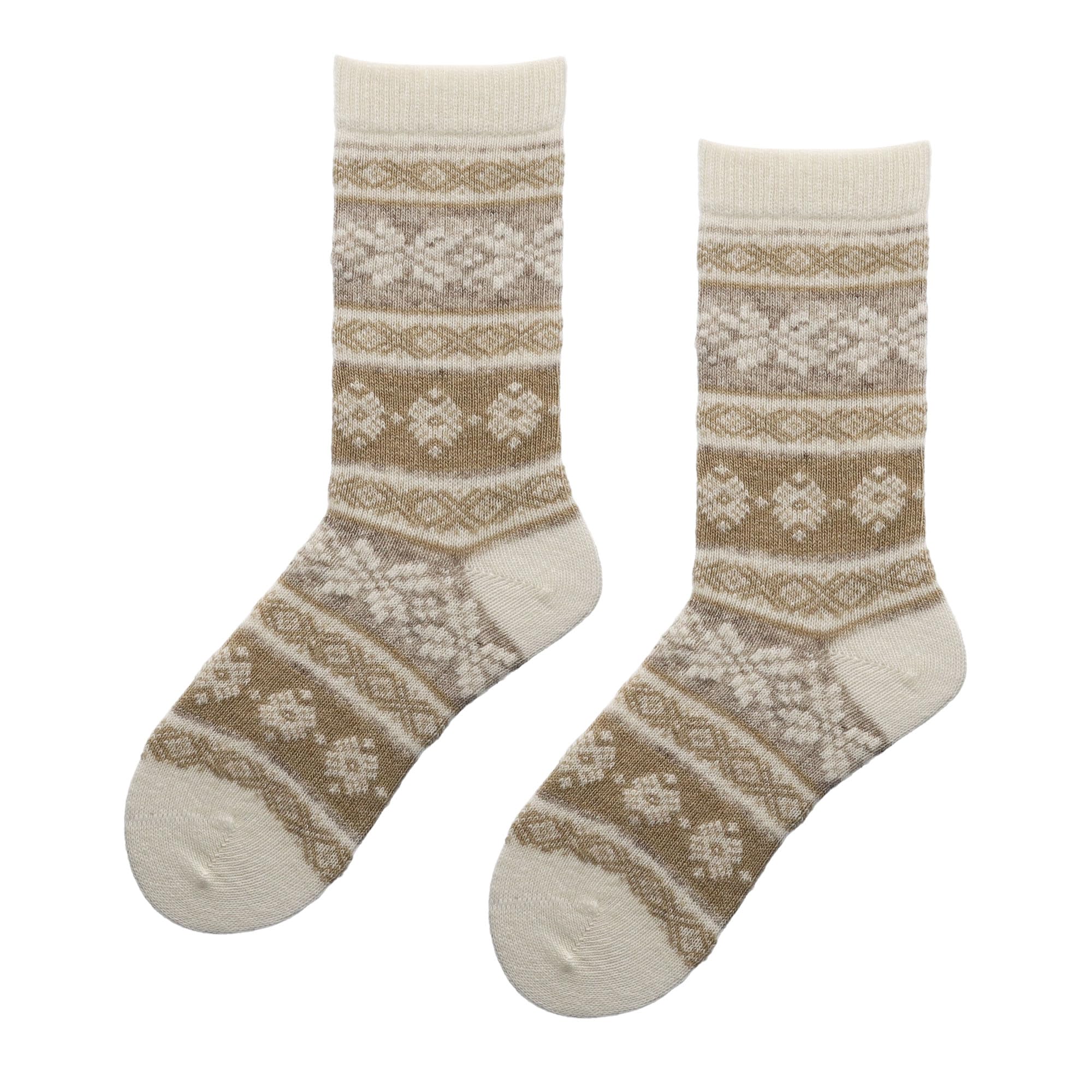 hudson-relax-cozy-nordic-socken-wollmix-ockerbraun-35-38 image 4