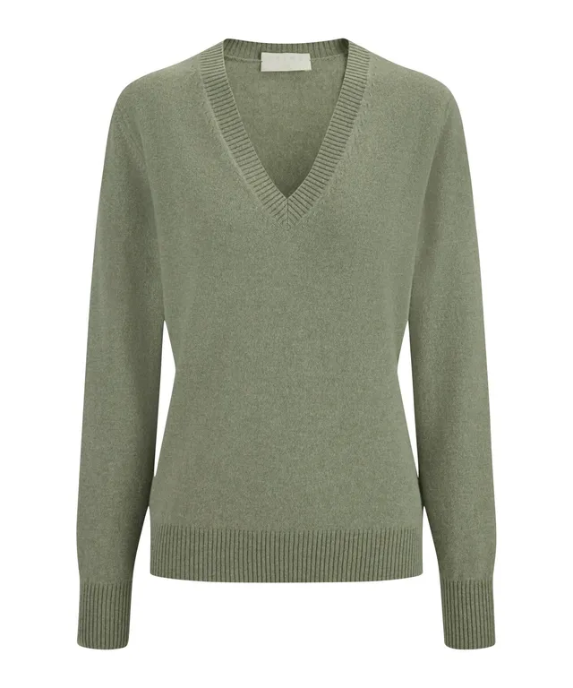 falke-luxury-classic-v-neck-pullover-damen-kaschmir-jersey image 1