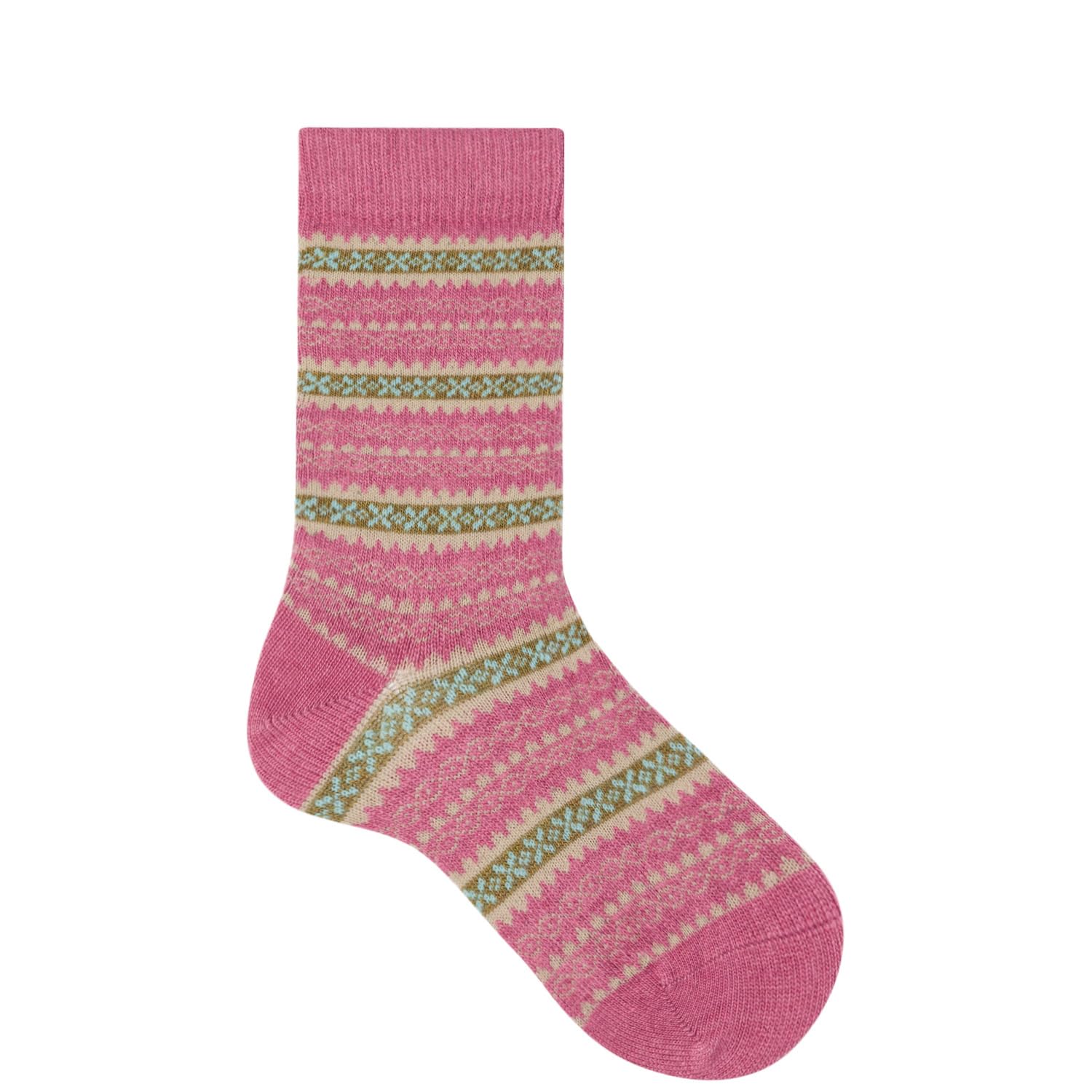 hudson-only-fancy-nordic-socke-deep-red-0540-muster image 5