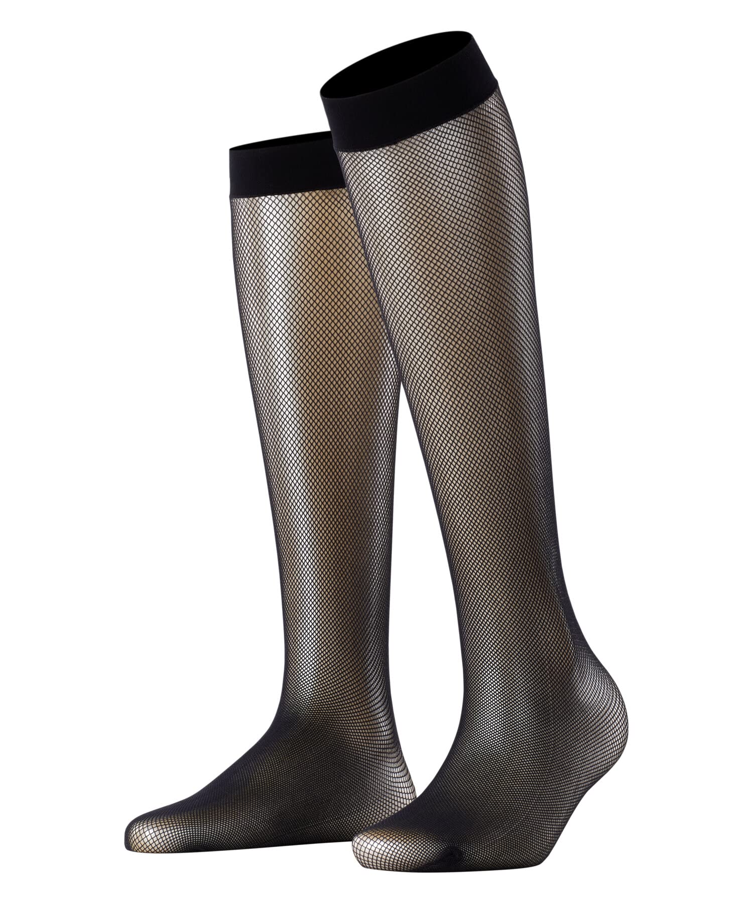 falke-shelina-net-kniestr-mpfe-transparent-schwarz-35-38 image 1