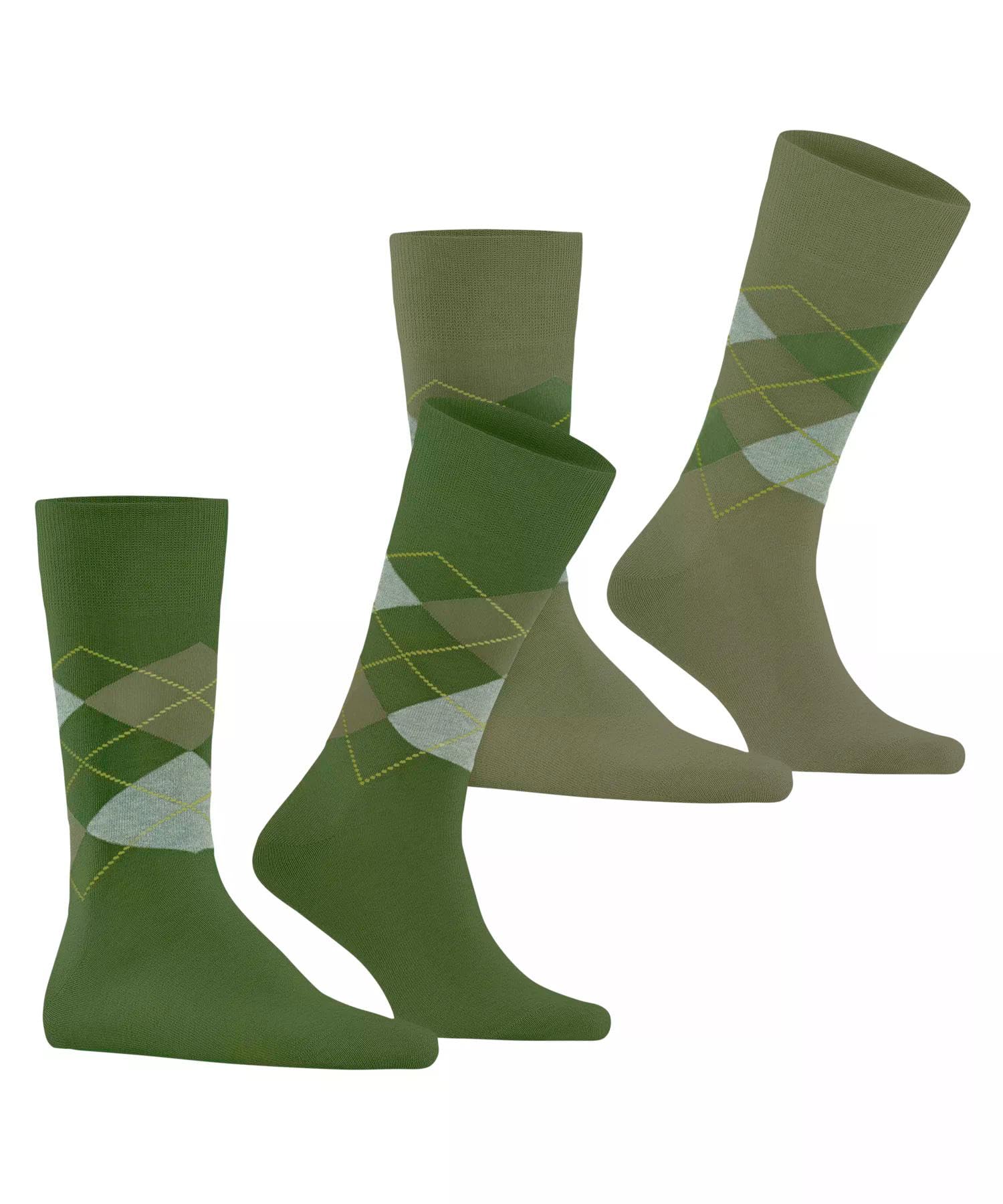 burlington-everyday-argyle-herrensocken-baumwolle-gr-n-2er image 4