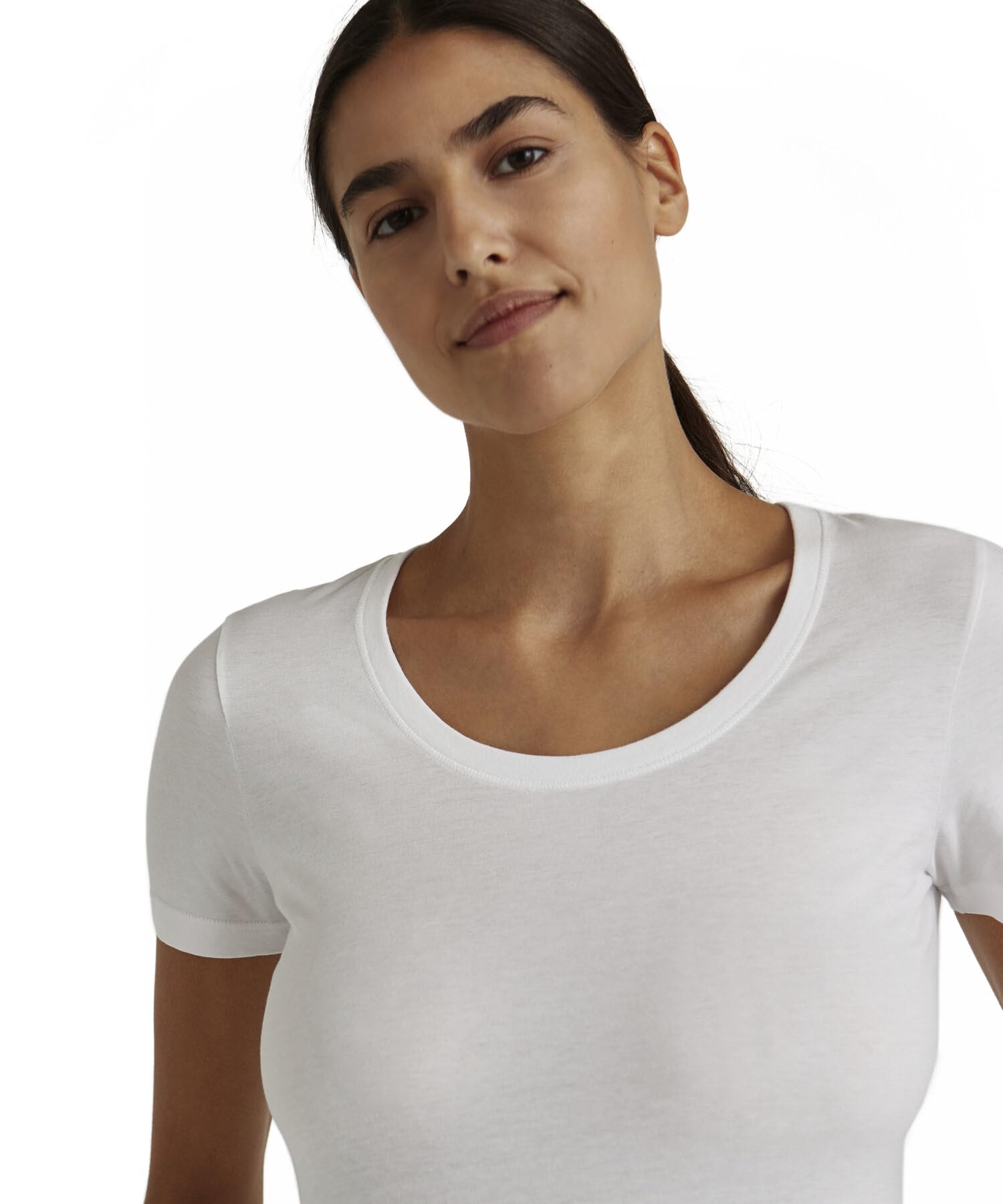 falke-daily-natural-crew-neck-damen-bio-baumwolle-kurzarm image 6