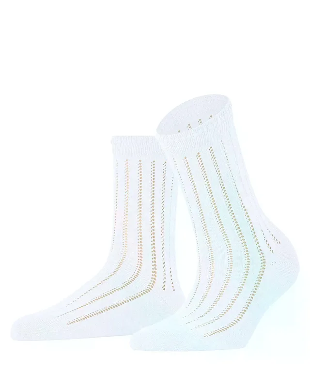 falke-eyelet-socken-39-42-baumwolle-ajour-muster image 1