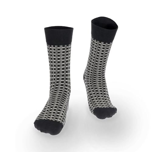 hudson-only-link-fashion-socke-herren-schwarz-39-42-karo image 6