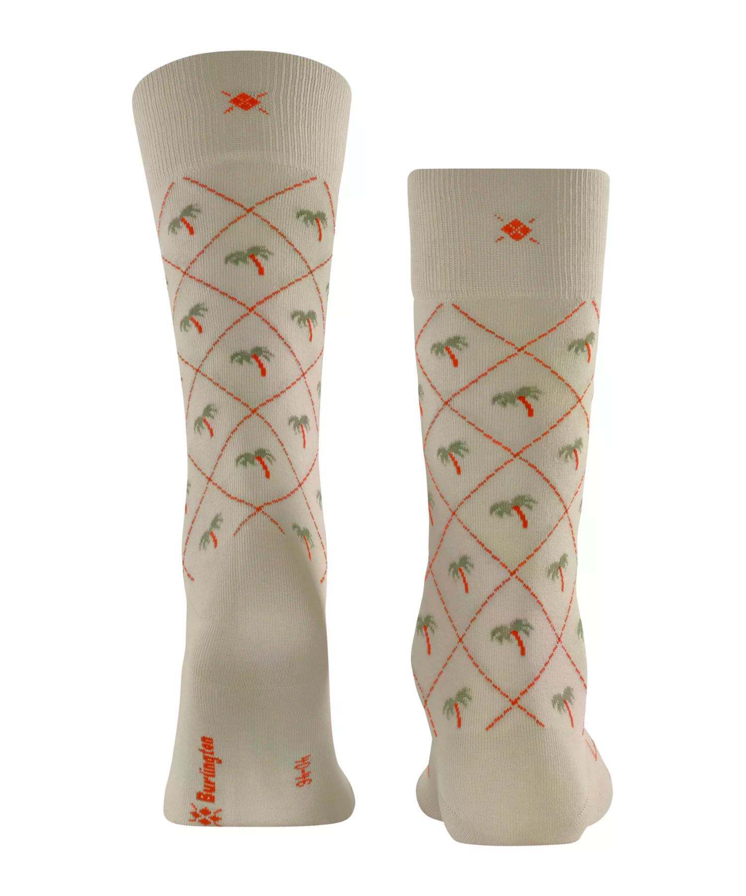burlington-soho-vibes-socken-beige-zement-palmen-argyle image 2