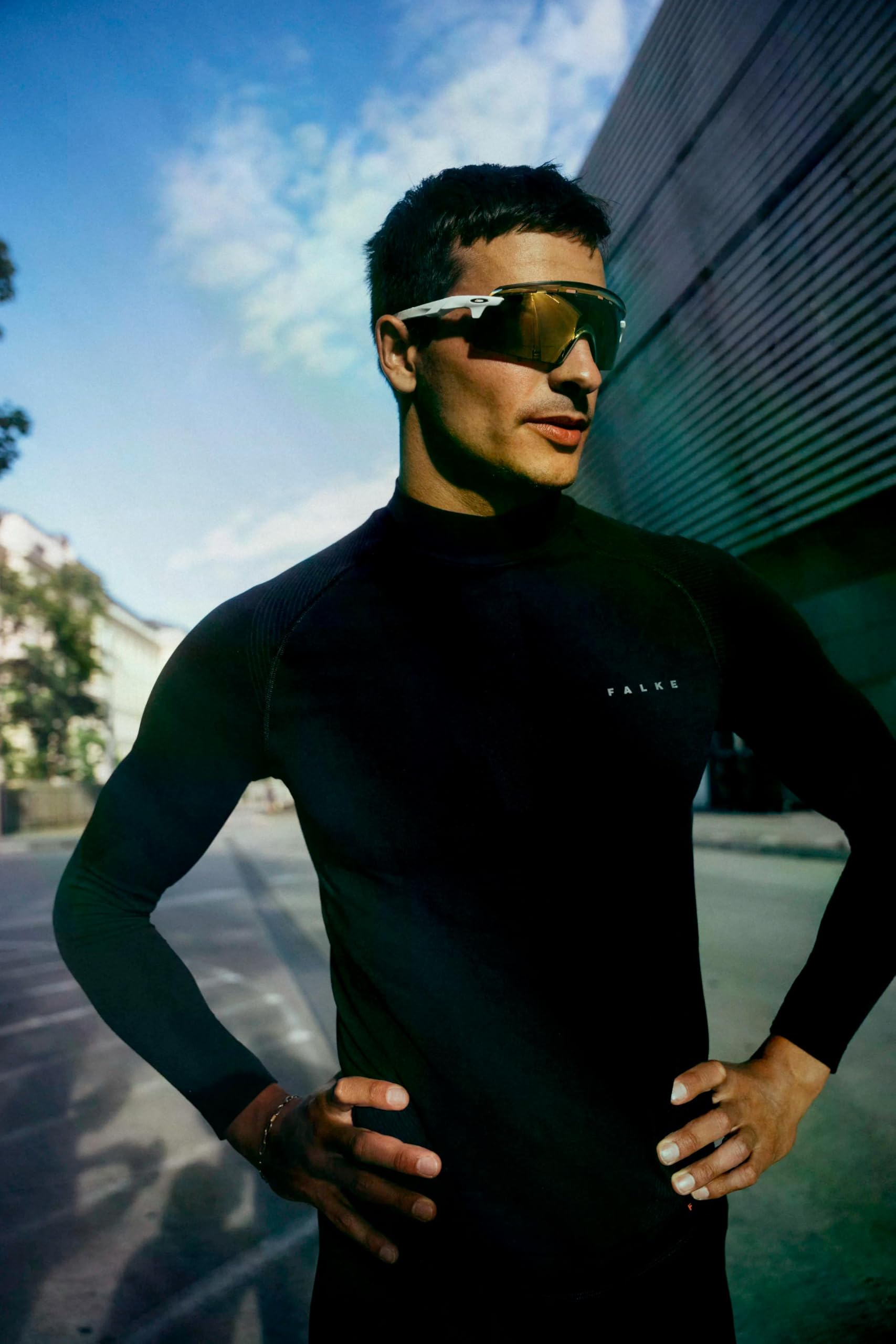 falke-warm-turtleneck-funktionsshirt-schwarz-l image 3