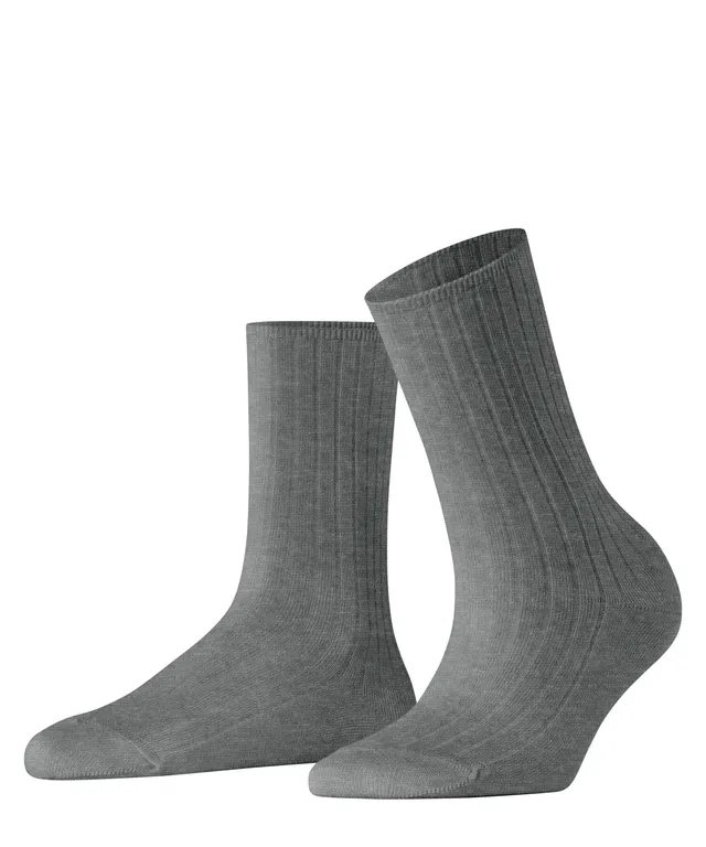 falke-cotton-touch-cotton-rib-socken-grau-39-42-baumwolle image 1