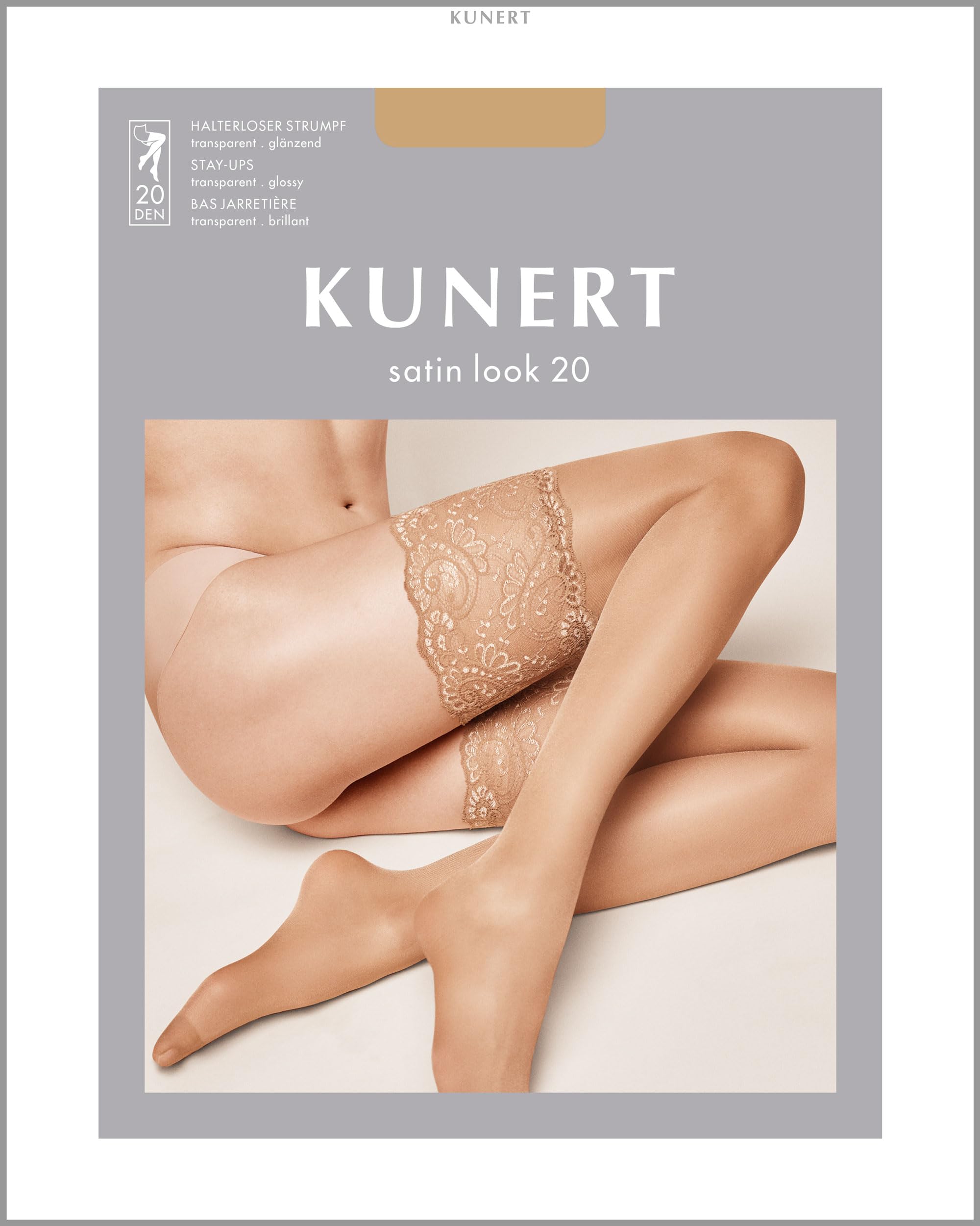 kunert-satin-look-halterlose-str-mpfe-cashmere-m-20-den image 5