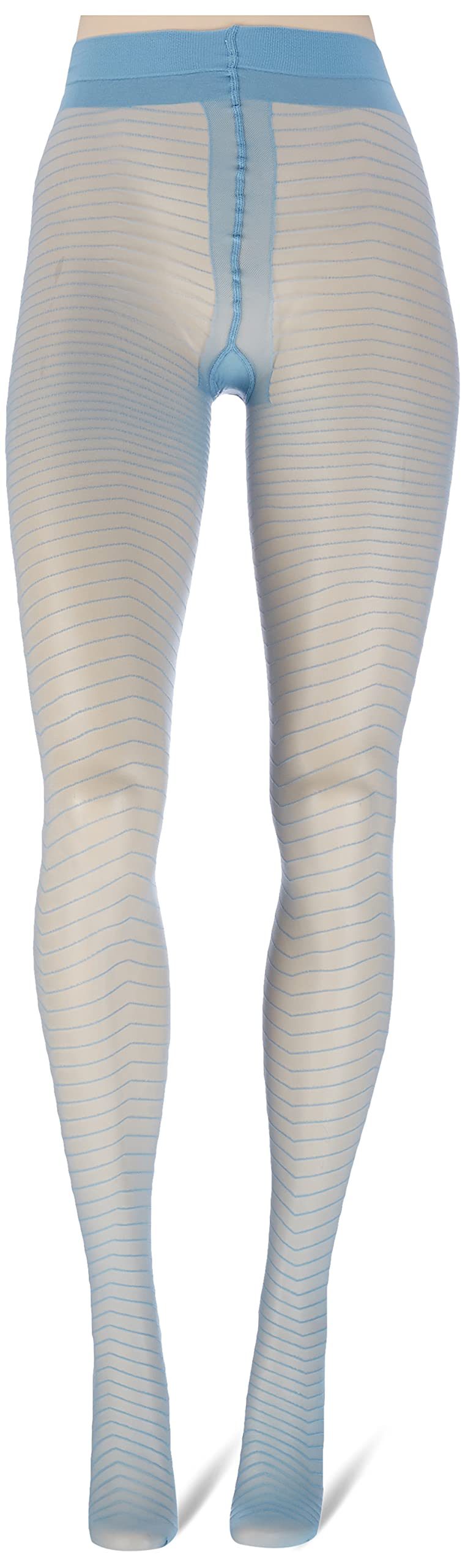hudson-simply-line-strumpfhose-40-den-streifen-transparent image 3