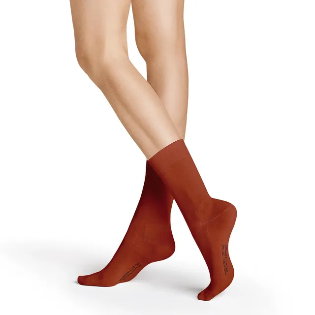 hudson-relax-cotton-socken-rust-red-97-baumwolle-1-paar image 1
