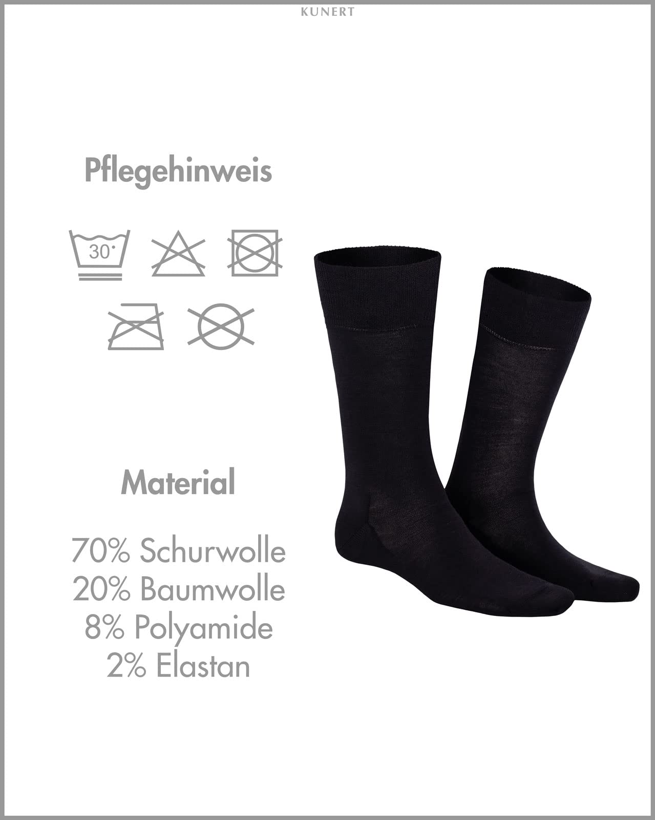kunert-gary-herren-socken-47-50-klimaregulierend-wolle image 3