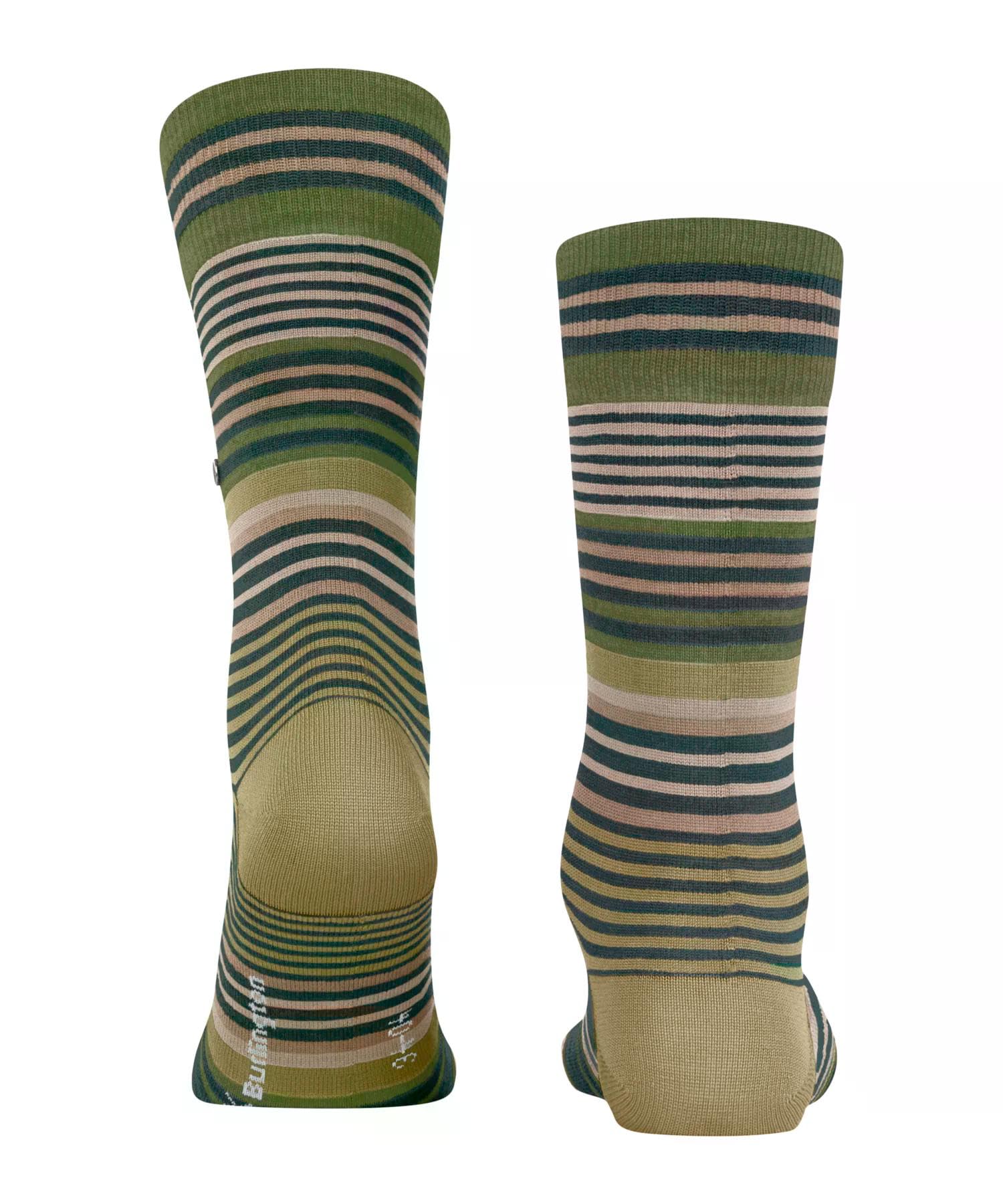 burlington-stripe-herren-socken-wolle-gr-n-forest-7450 image 2