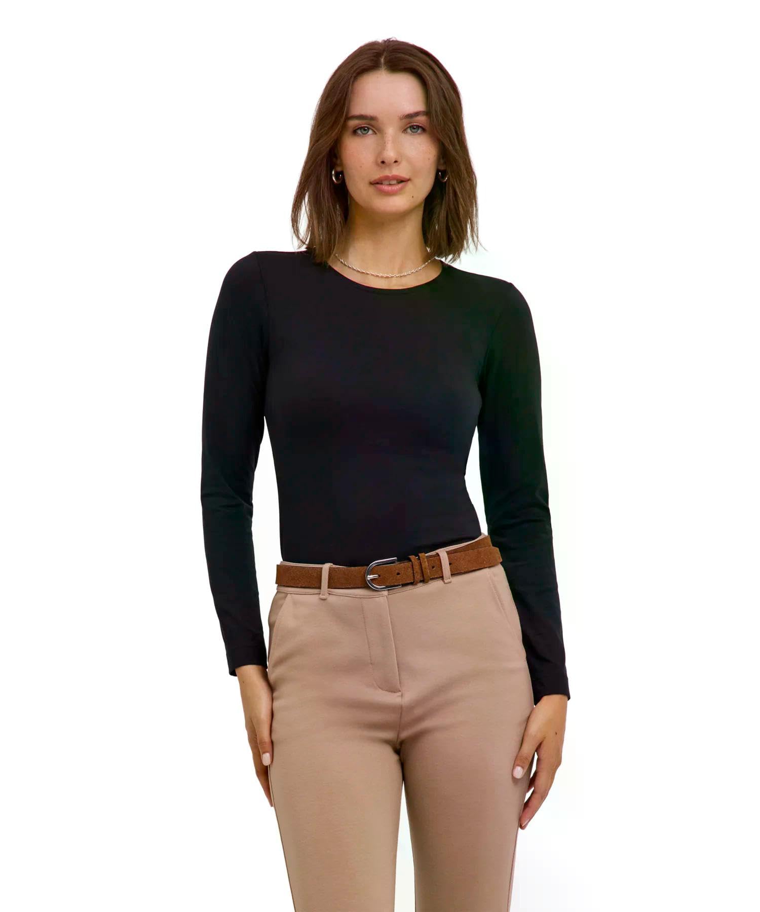 falke-cotton-touch-pima-stretch-pullover-rundhals-elasthan image 8
