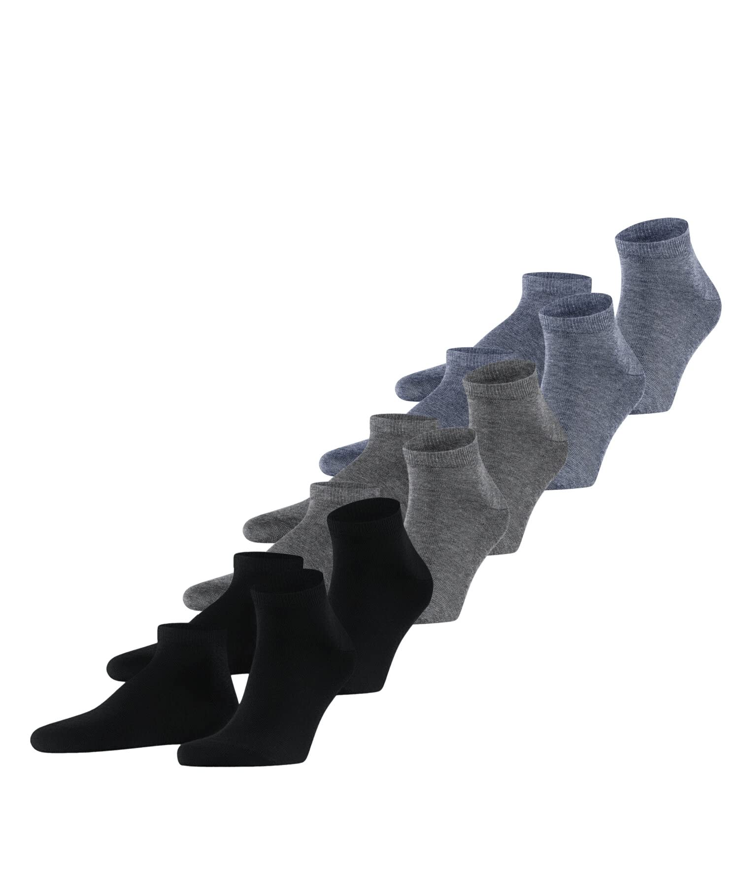 falke-happy-herren-sneakersocken-6-paar-wei-mix image 1