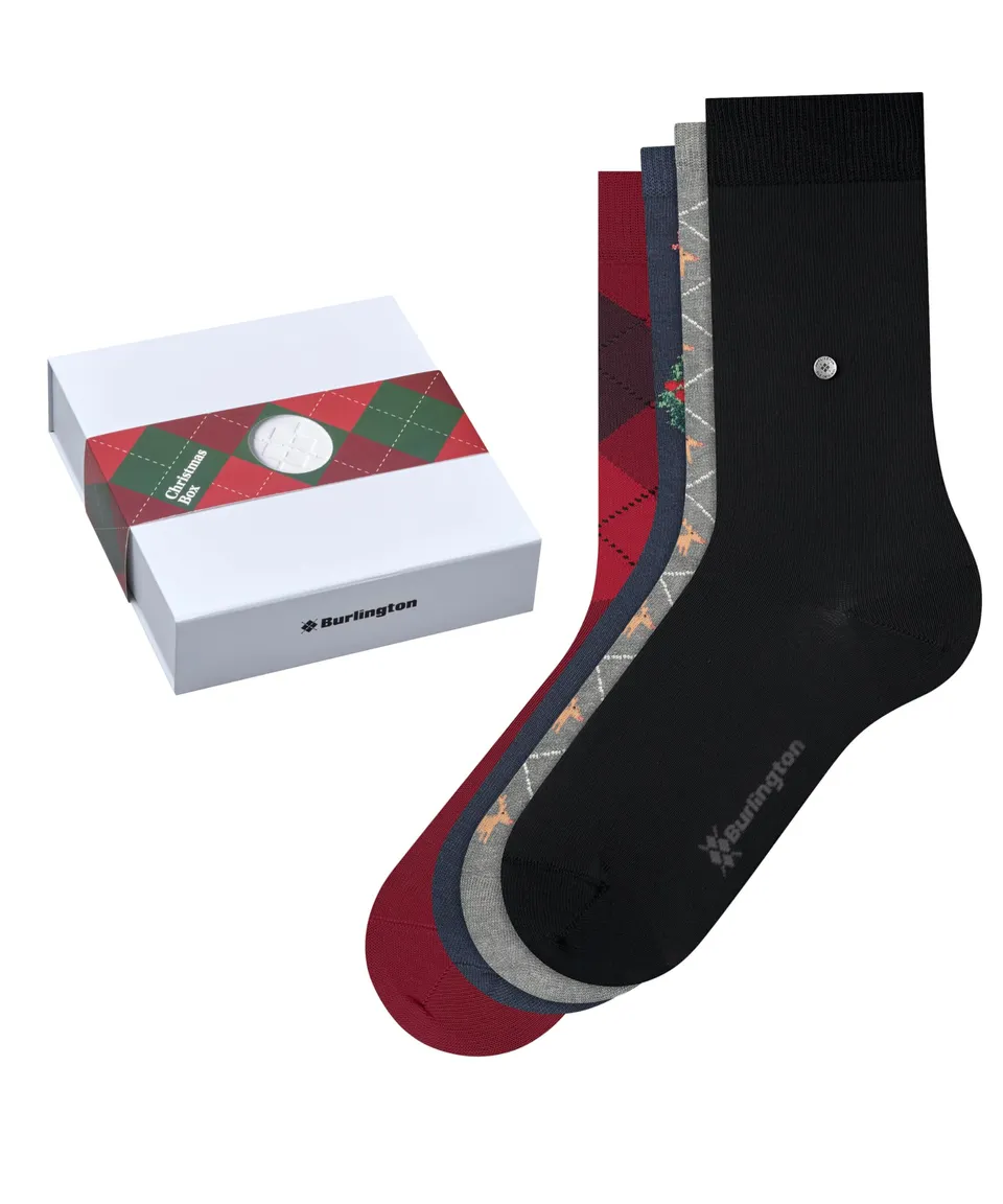 burlington-x-mas-rib-christmas-gift-socken-damen-mix-36-41 image 1