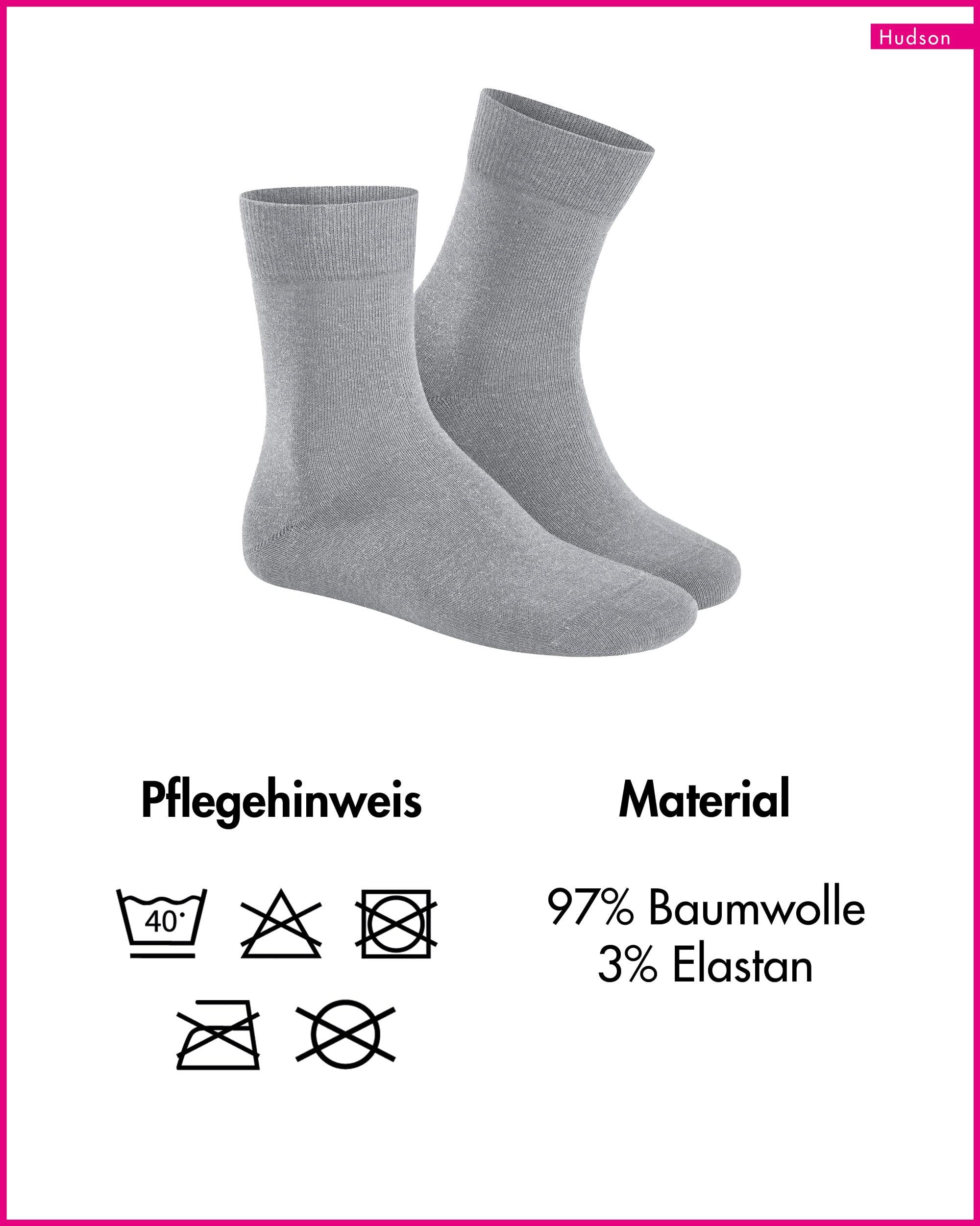 hudson-relax-socken-baumwolle-silber-0502-herren image 4