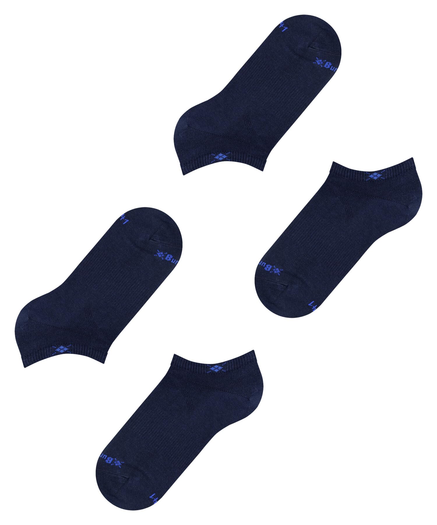 burlington-everyday-sneaker-socken-marine-2-pack-baumwolle image 5