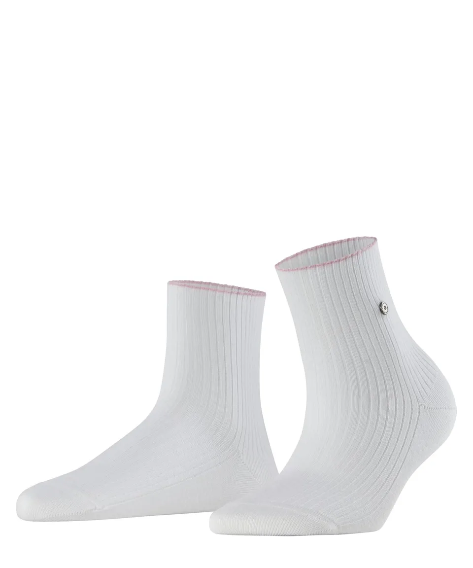 burlington-chelsea-lakeside-lace-kurzsocken-wei-baumwolle image 1