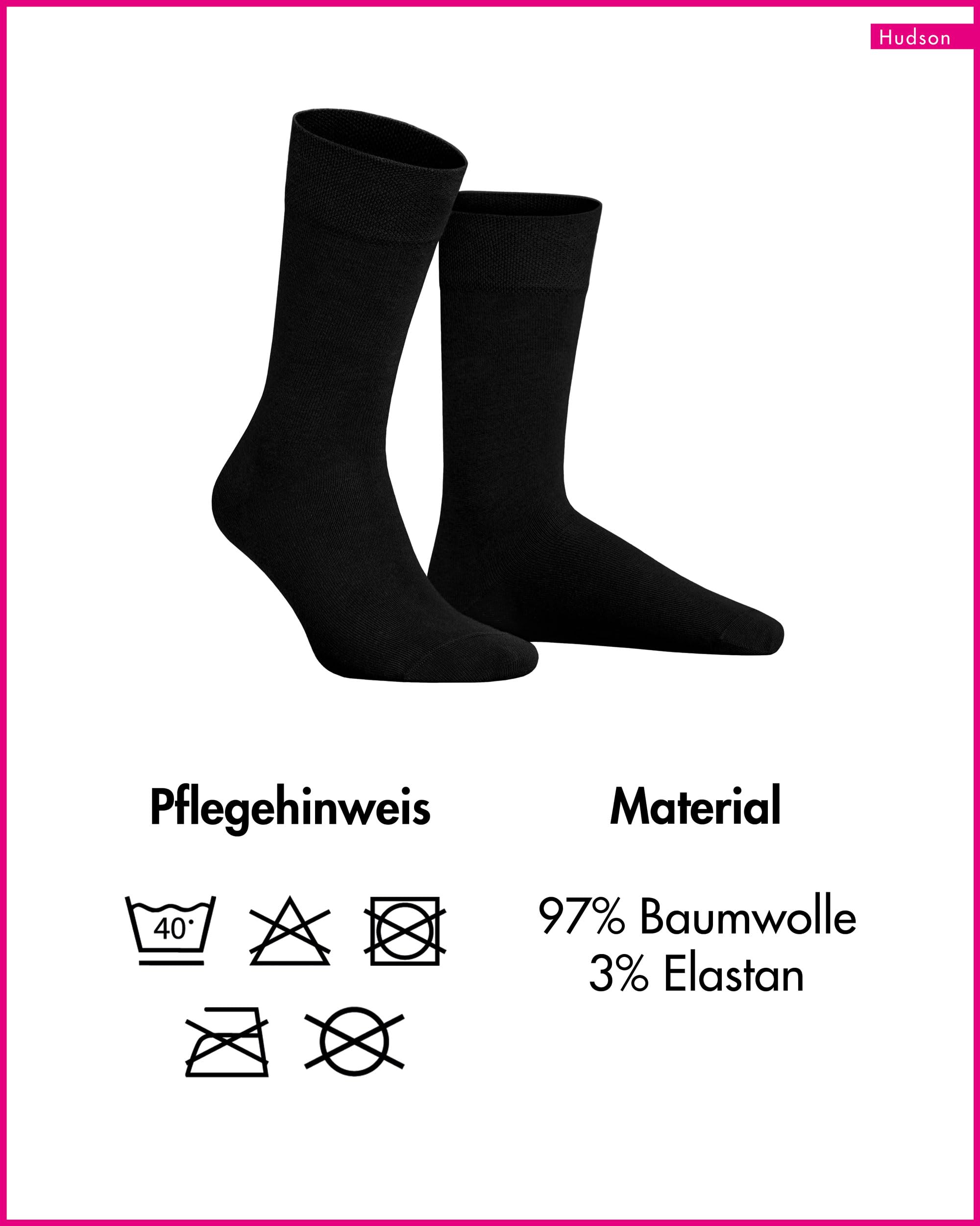 hudson-relax-cotton-herrensocken-baumwolle-gr-43-44 image 3