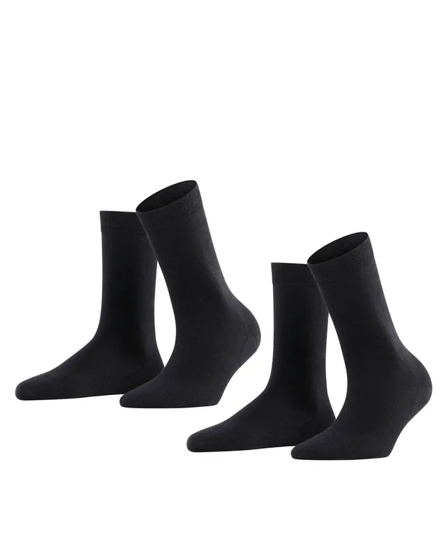 falke-softmerino-socken-wolle-2-paar-damen-37-38-schwarz image 1