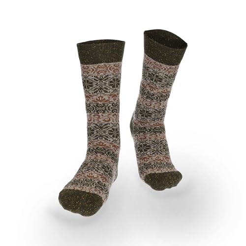 hudson-only-noble-nordic-socke-herren-dirty-green-farbverlauf image 7