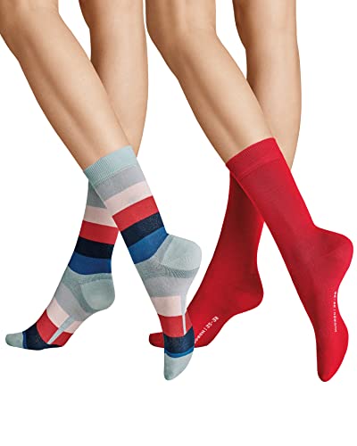 hudson-only-motley-socken-streifen-2er-pack-damen image 4