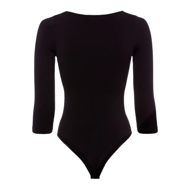 falke-daily-comfort-stringbody-baumwolle-3-4-arm-schwarz-s image 1