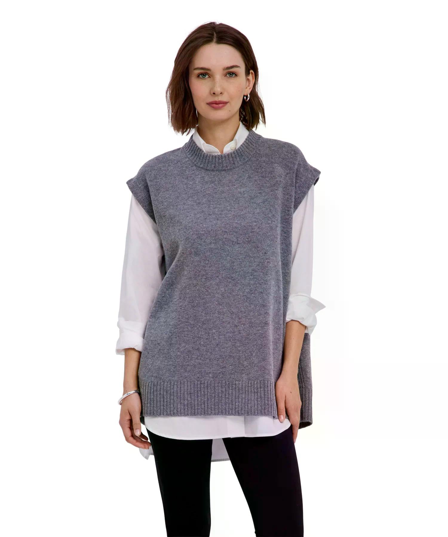 falke-cotton-touch-premium-slipover-pullunder-schwarz image 8