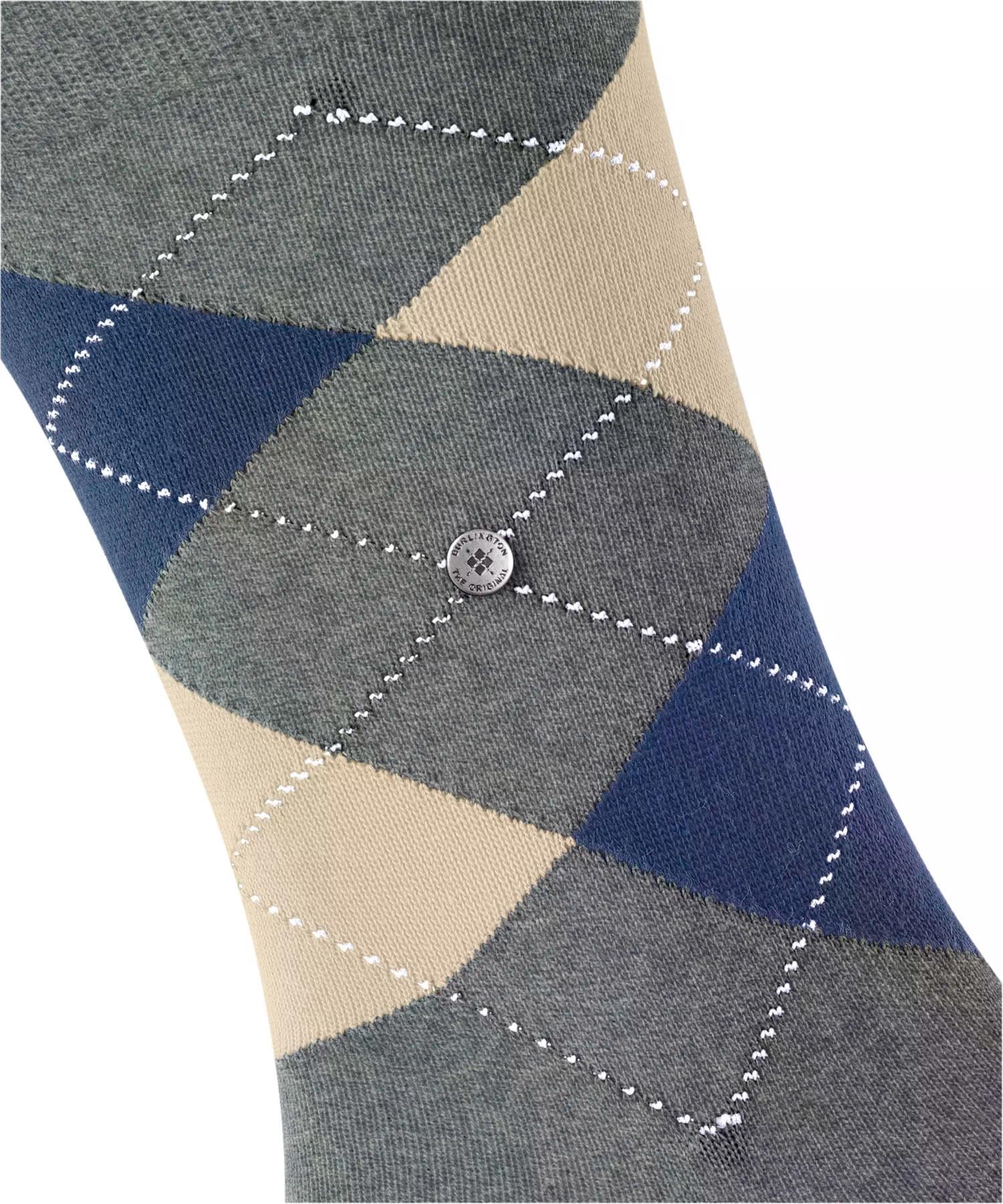 burlington-king-m-so-socken-baumwolle-grau-46-50-argyle image 3