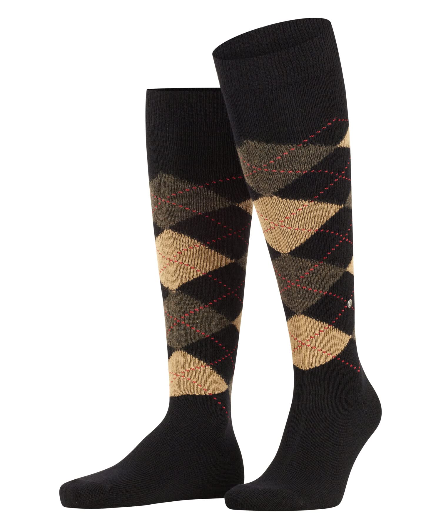 burlington-preston-kniestr-mpfe-dark-navy-1-paar-wolle-karo image 8
