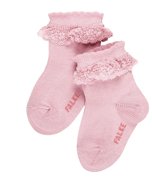 falke-erstling-romantic-lace-baby-socken-wei-baumwolle-taufe image 1
