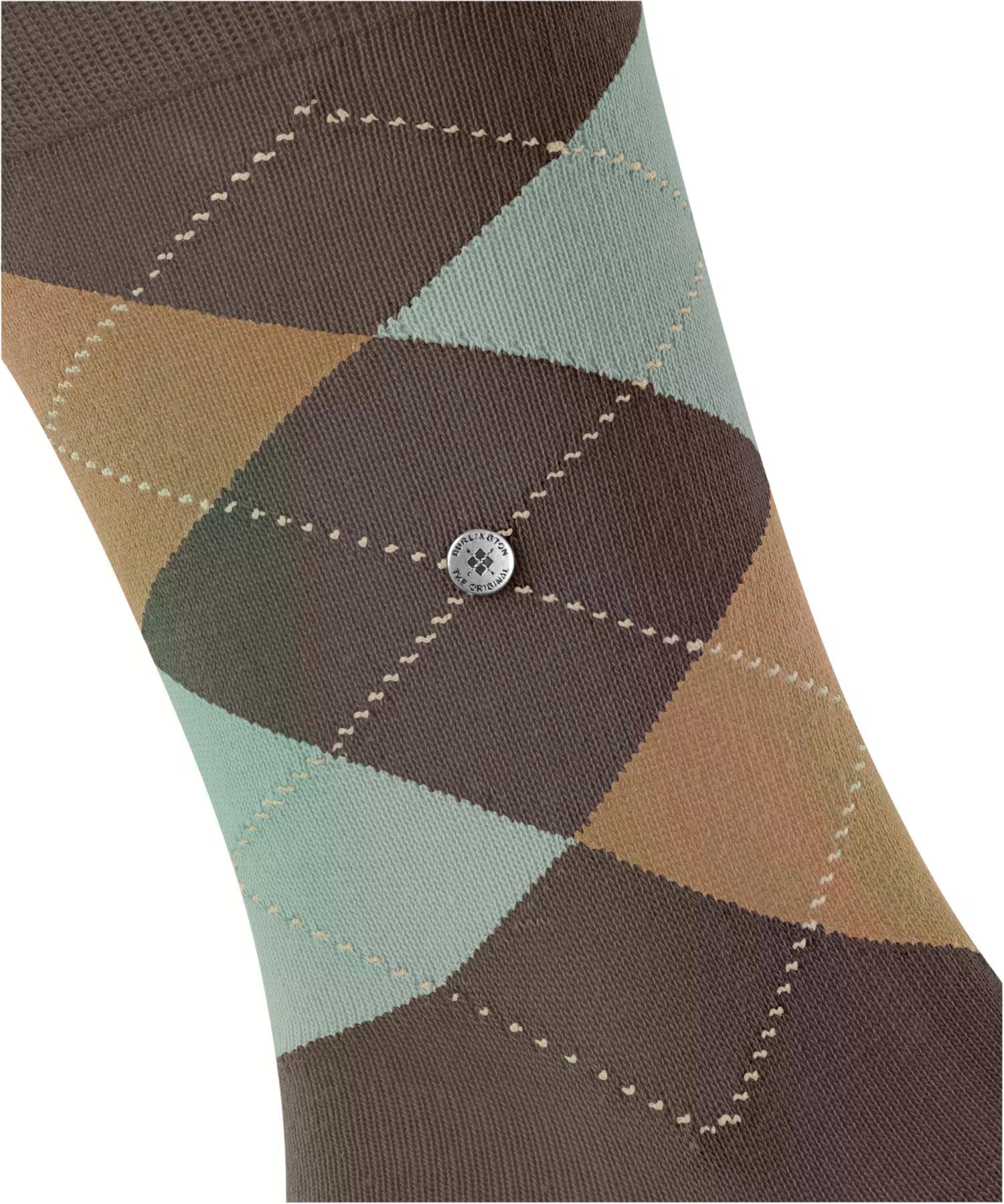 burlington-king-socken-schwarz-black-baumwolle-argyle image 3