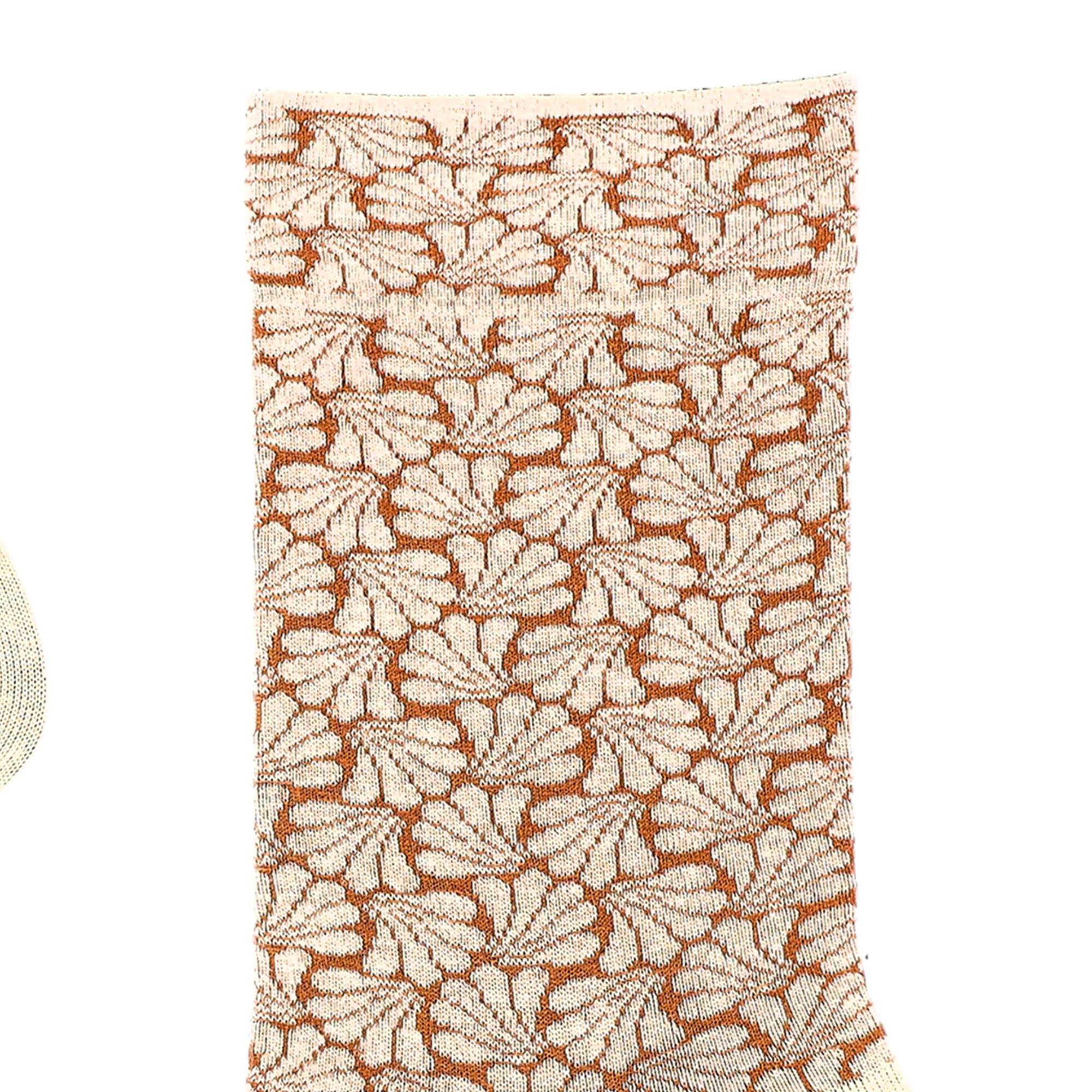 kunert-raffinesse-ornamental-citynight-socke-beige-39-42-floral image 2