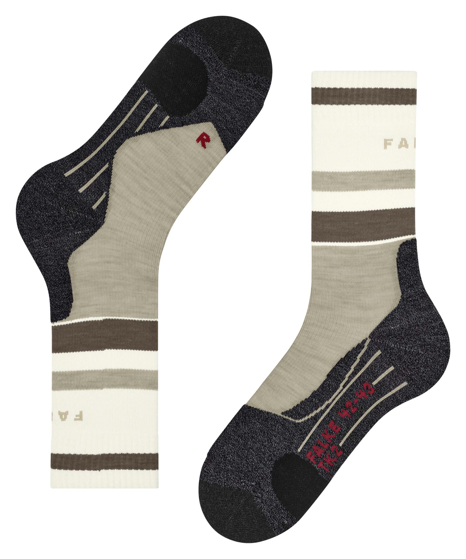 falke-tk2-explore-compression-wandersocken-39-40-wolle image 6