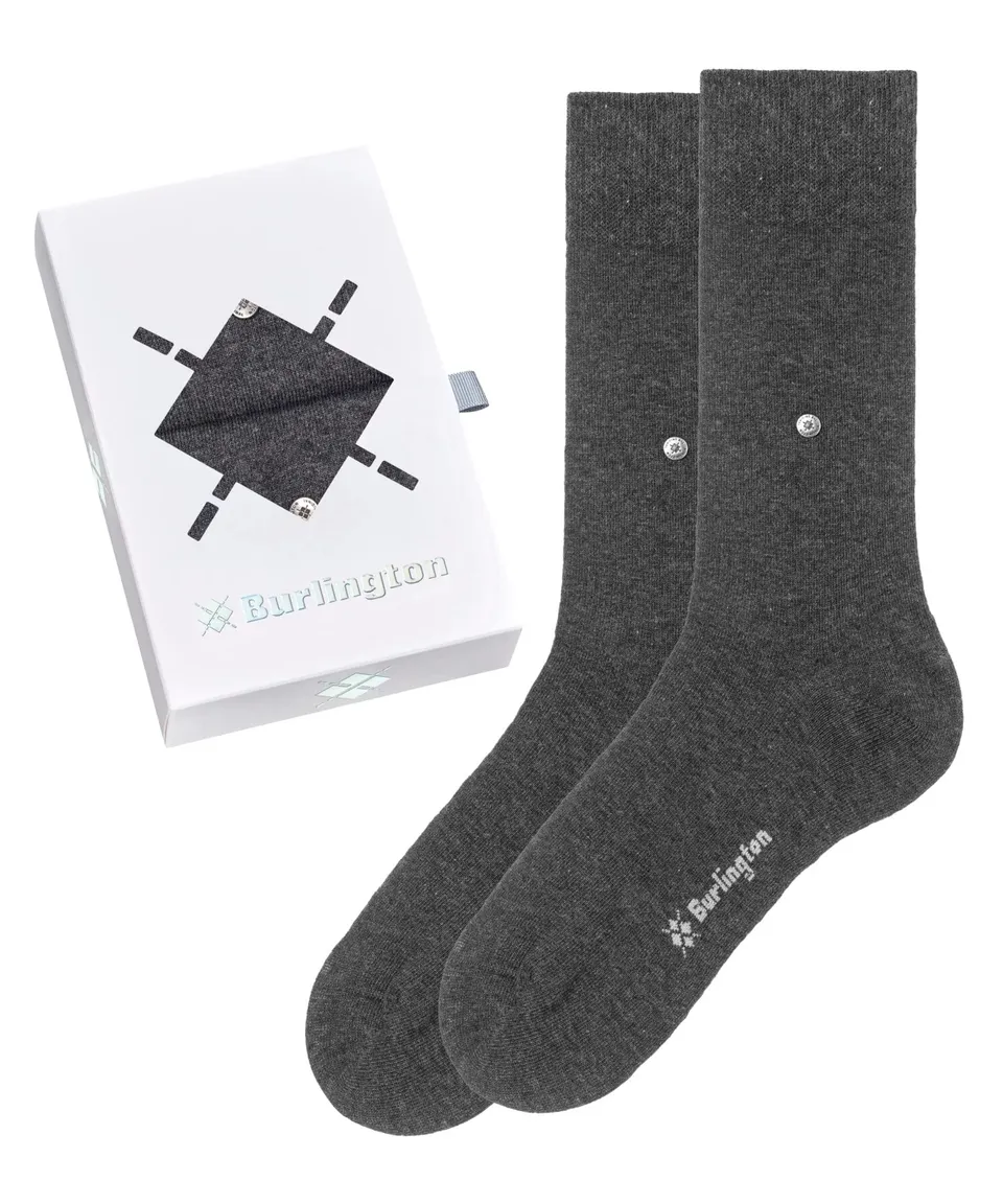 burlington-everyday-socken-mid-grey-2er-box-baumwolle image 1