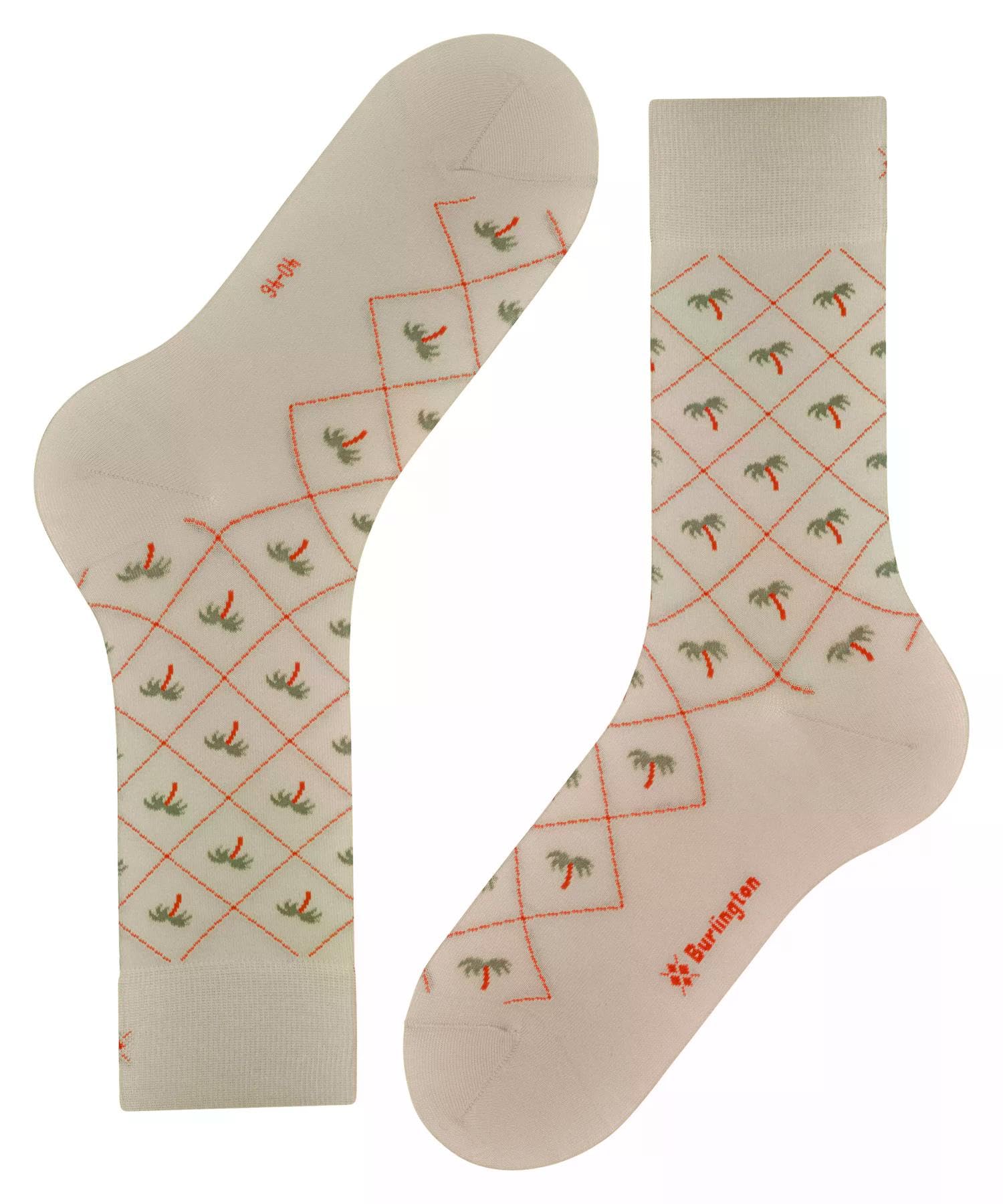 burlington-soho-vibes-socken-beige-zement-palmen-argyle image 6