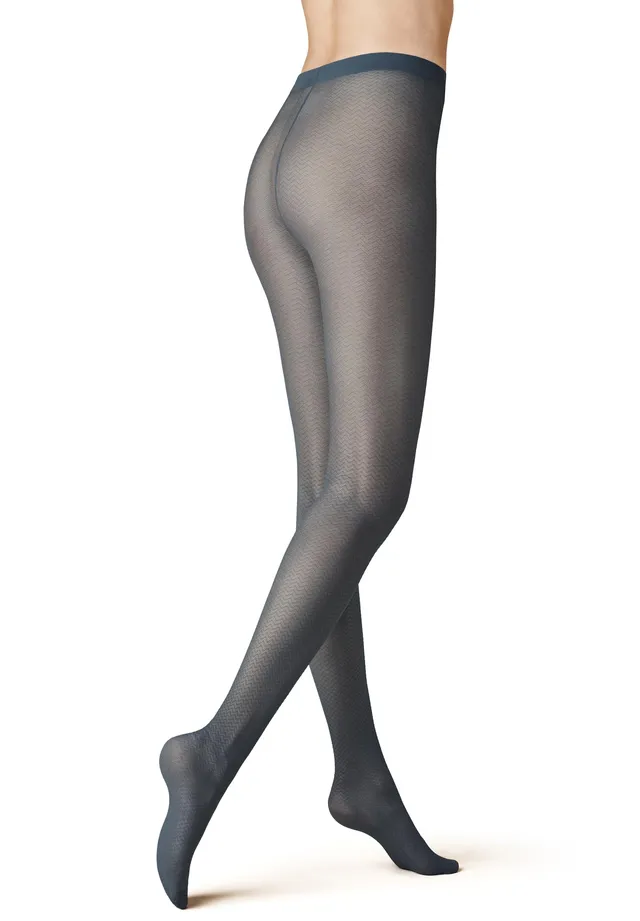 kunert-raffinesse-graphic-zigzack-strumpfhose-40-den-schwarz image 1