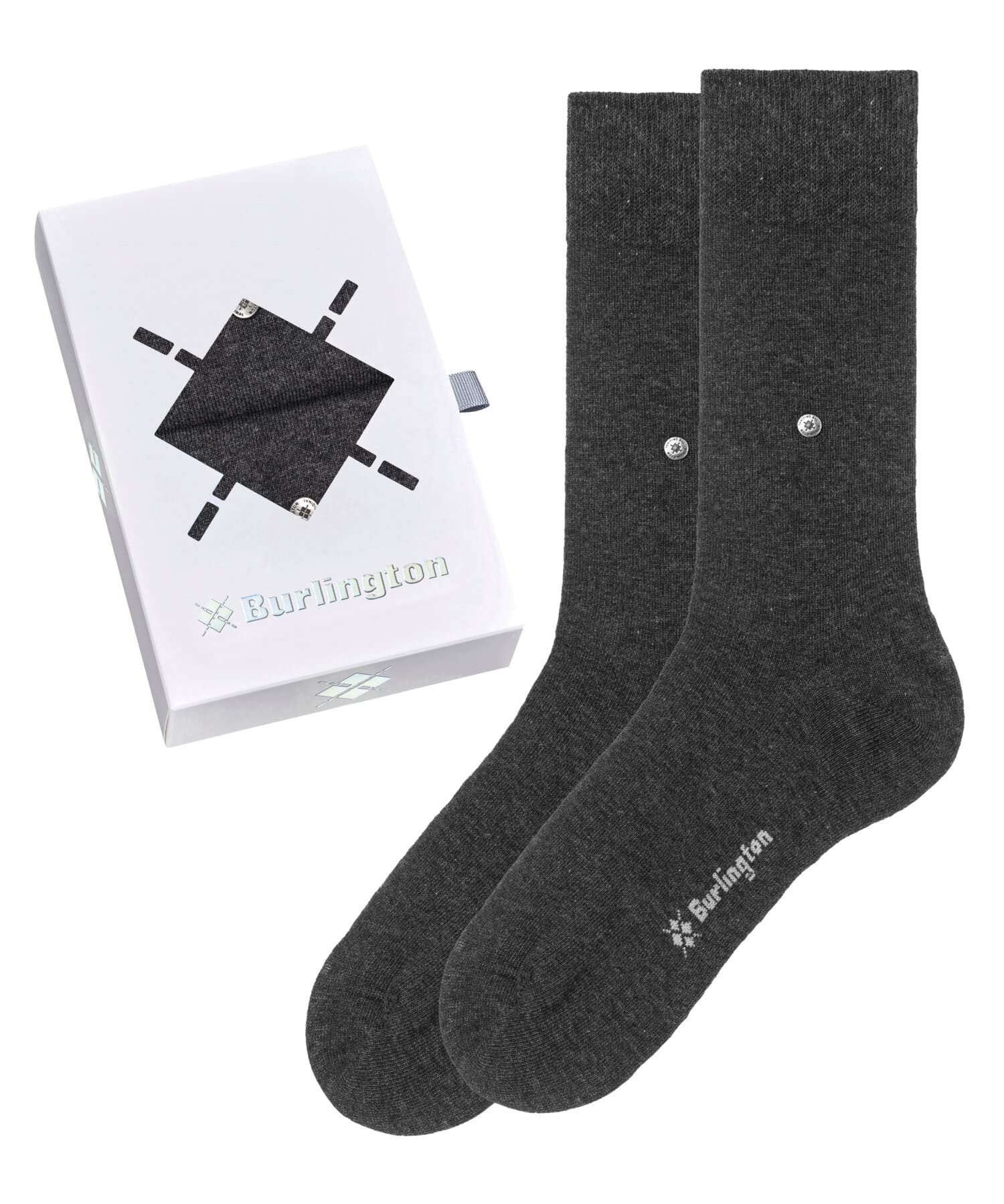 burlington-everyday-socken-mid-grey-2er-box-baumwolle image 1
