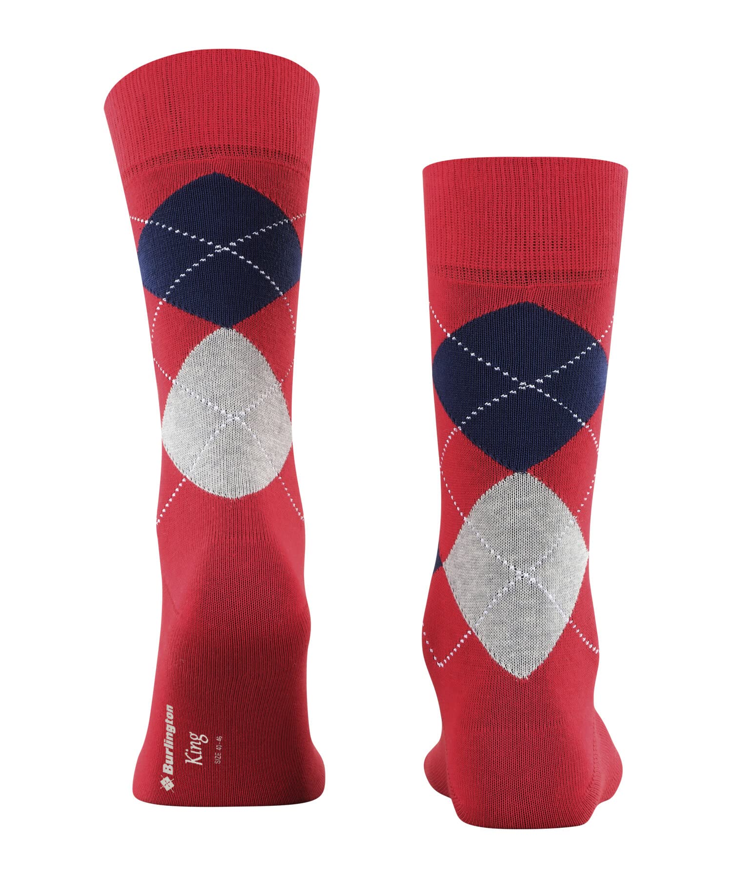 burlington-king-herrensocken-baumwolle-argyle-1-paar image 2