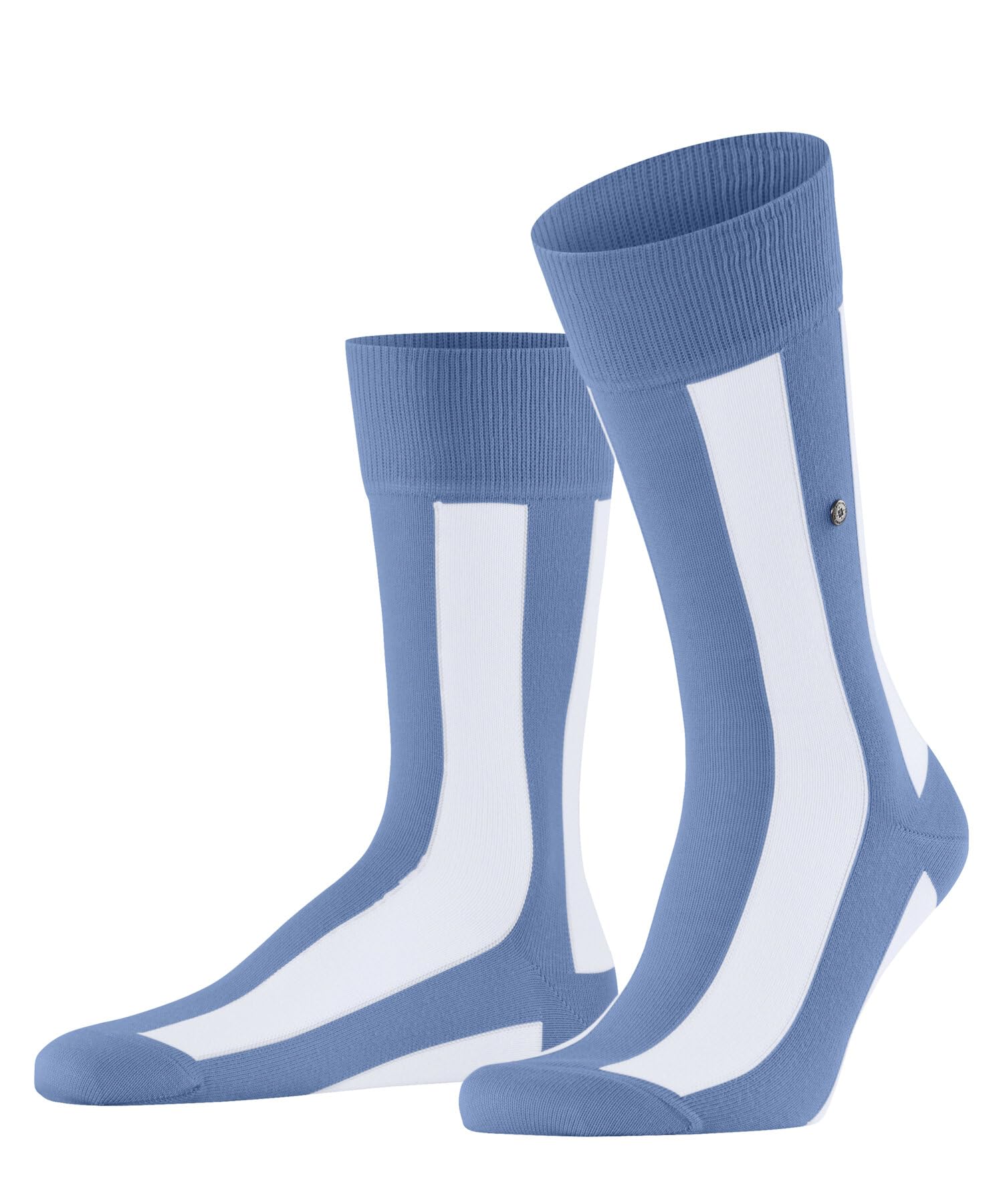 burlington-stripe-retro-lines-socken-hellblau-baumwolle image 1