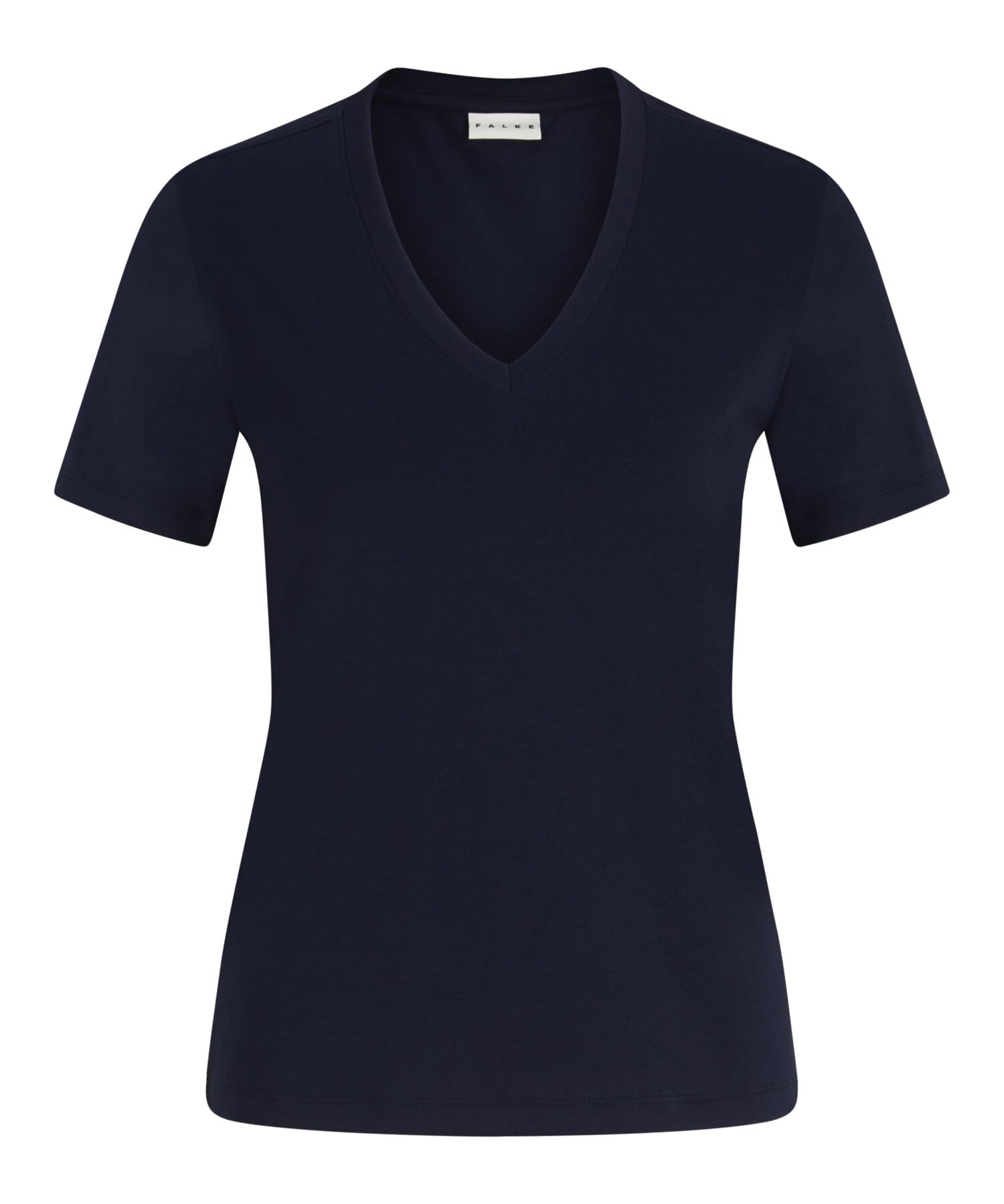 falke-true-motion-basic-v-neck-t-shirt-damen-schwarz-baumwolle image 8