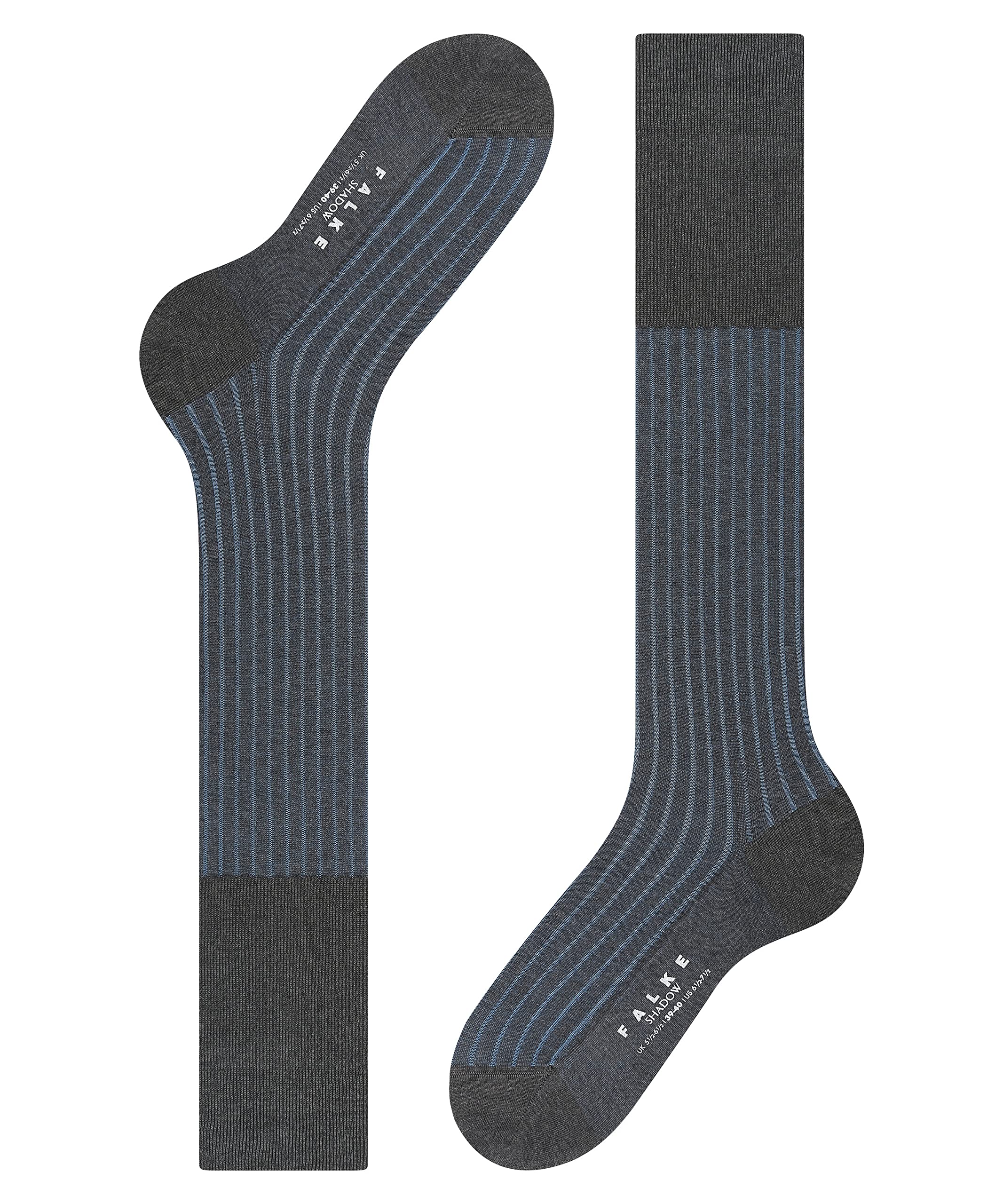 falke-shadow-kniestr-mpfe-baumwolle-anthracite-3191 image 5