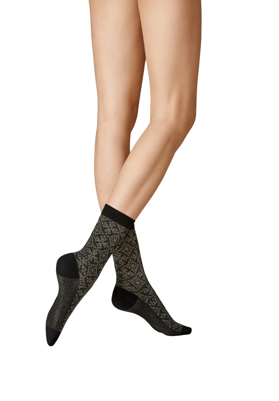 kunert-raffinesse-allover-flower-socke-39-42-baumwolle image 1
