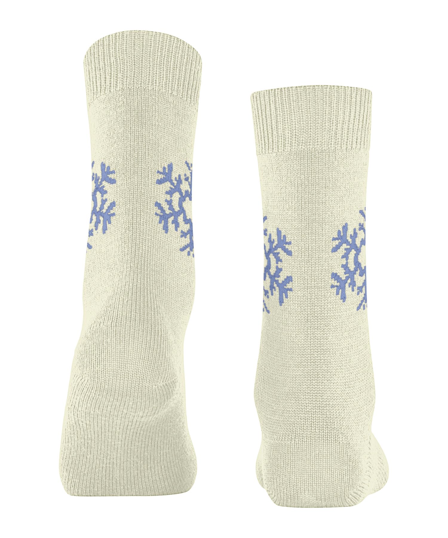 burlington-snowstar-socken-wolle-wei-ivory-fair-isle-stern image 2