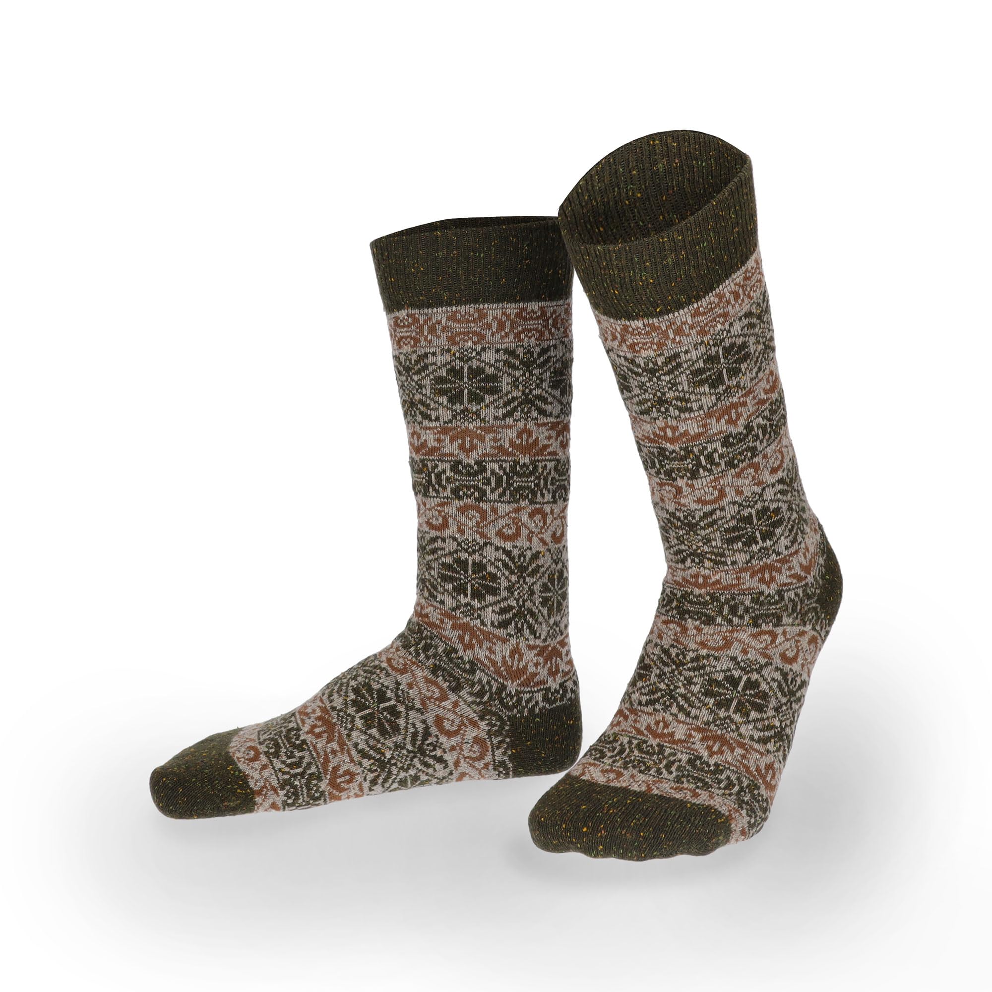 hudson-only-noble-nordic-socke-herren-dirty-green-farbverlauf image 1