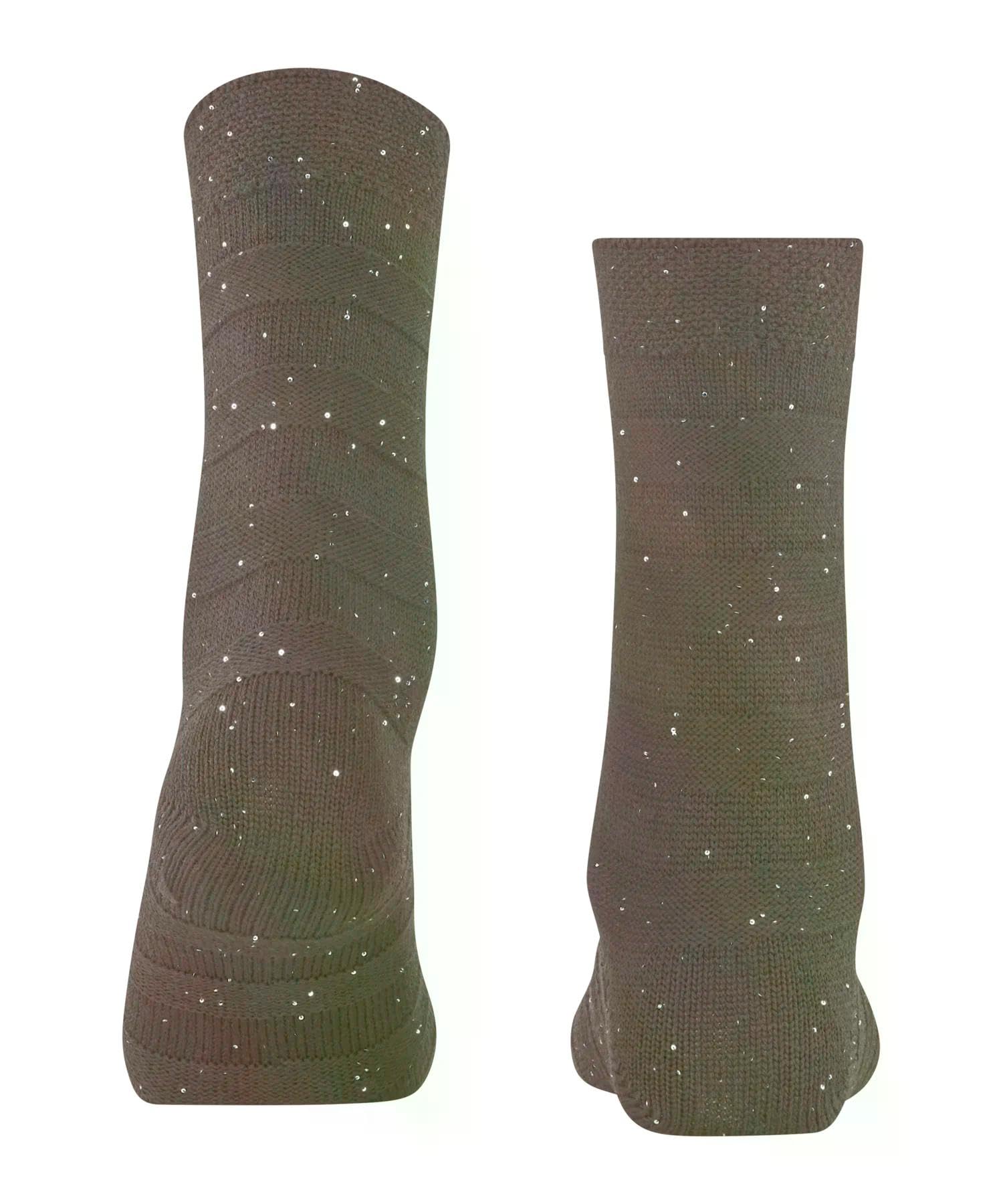 falke-family-sparkle-stripes-socken-braun-wolle-glitzer image 2