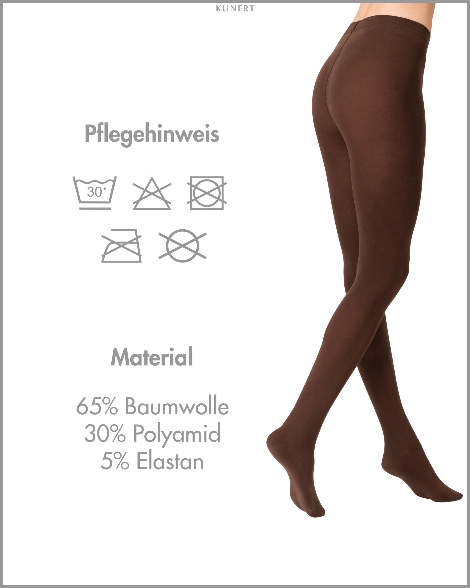 kunert-sensual-cotton-strumpfhose-130-den-anthrazit-blickdicht image 3