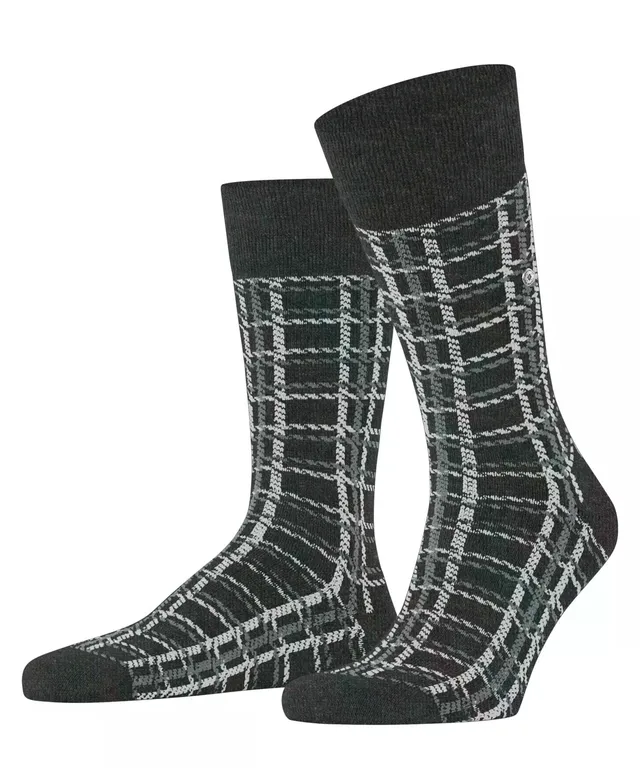 burlington-grid-socken-anthracite-melange-3080-kaschmir image 1
