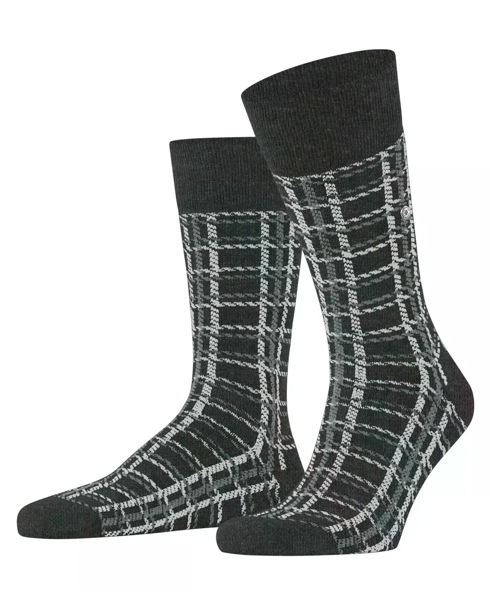 burlington-grid-socken-anthracite-melange-3080-kaschmir image 1